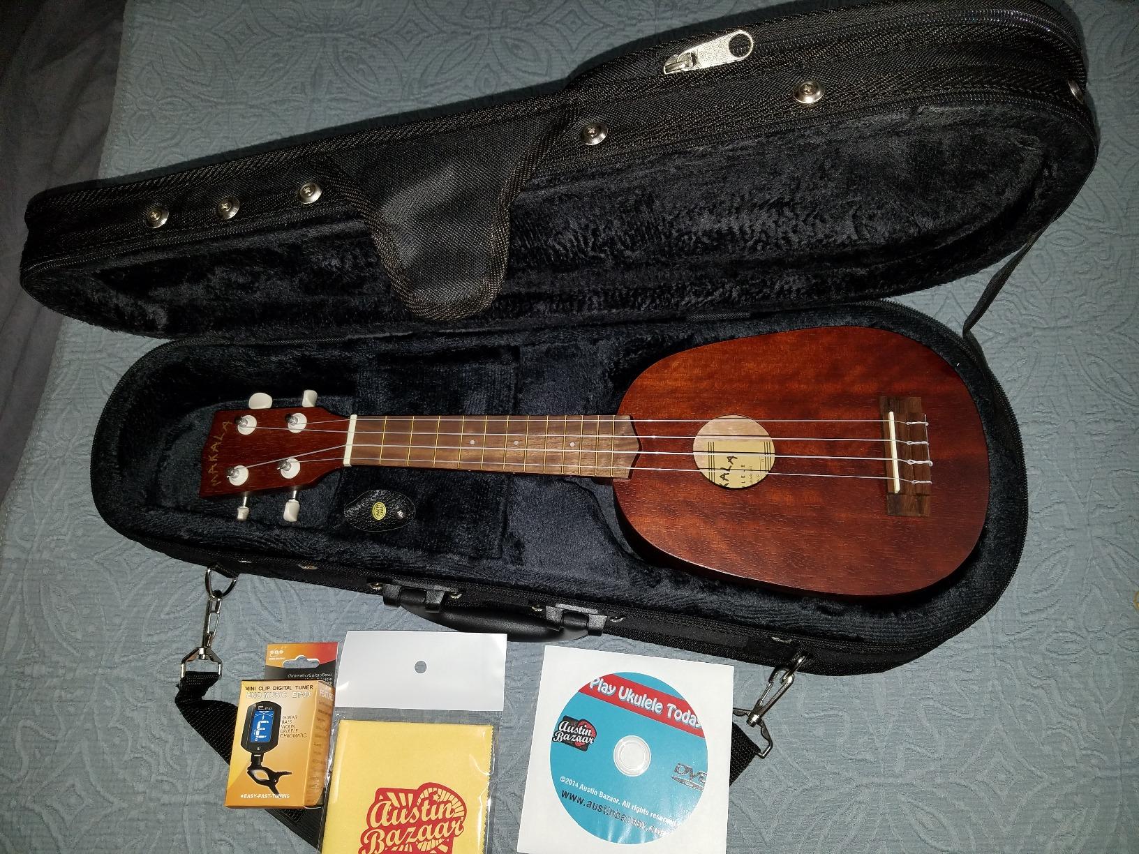 Kala MK-B Makala Baritone Ukulele Bundle with Case, Tuner, Austin Bazaar Instructional Video, and Polishing Cloth customer photo 1