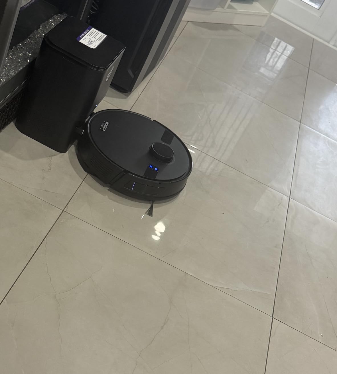 MONSGA Robot Vacuum and Mop Combo, 6000Pa Robotic Vacuum with 3.5L Self Emptying Station, Lidar Navigation Robot Vacuum Cleaner, 180mins Runtime customer photo 2