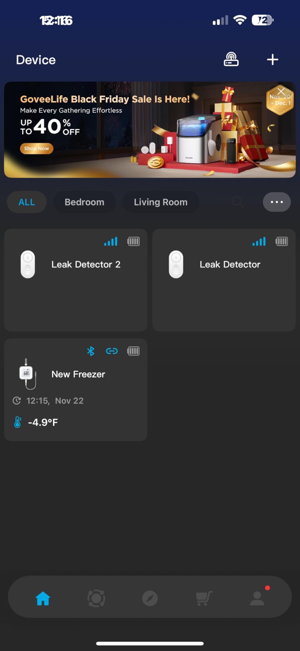 GoveeLife Upgraded Smart Water Leak Detector 1s with 1804 ft Ultra-Long Range, WiFi Water Sensor with SMS/Email/APP Push and Sound Alarm, 5-Year Battery Life, 5 Pack customer photo 1