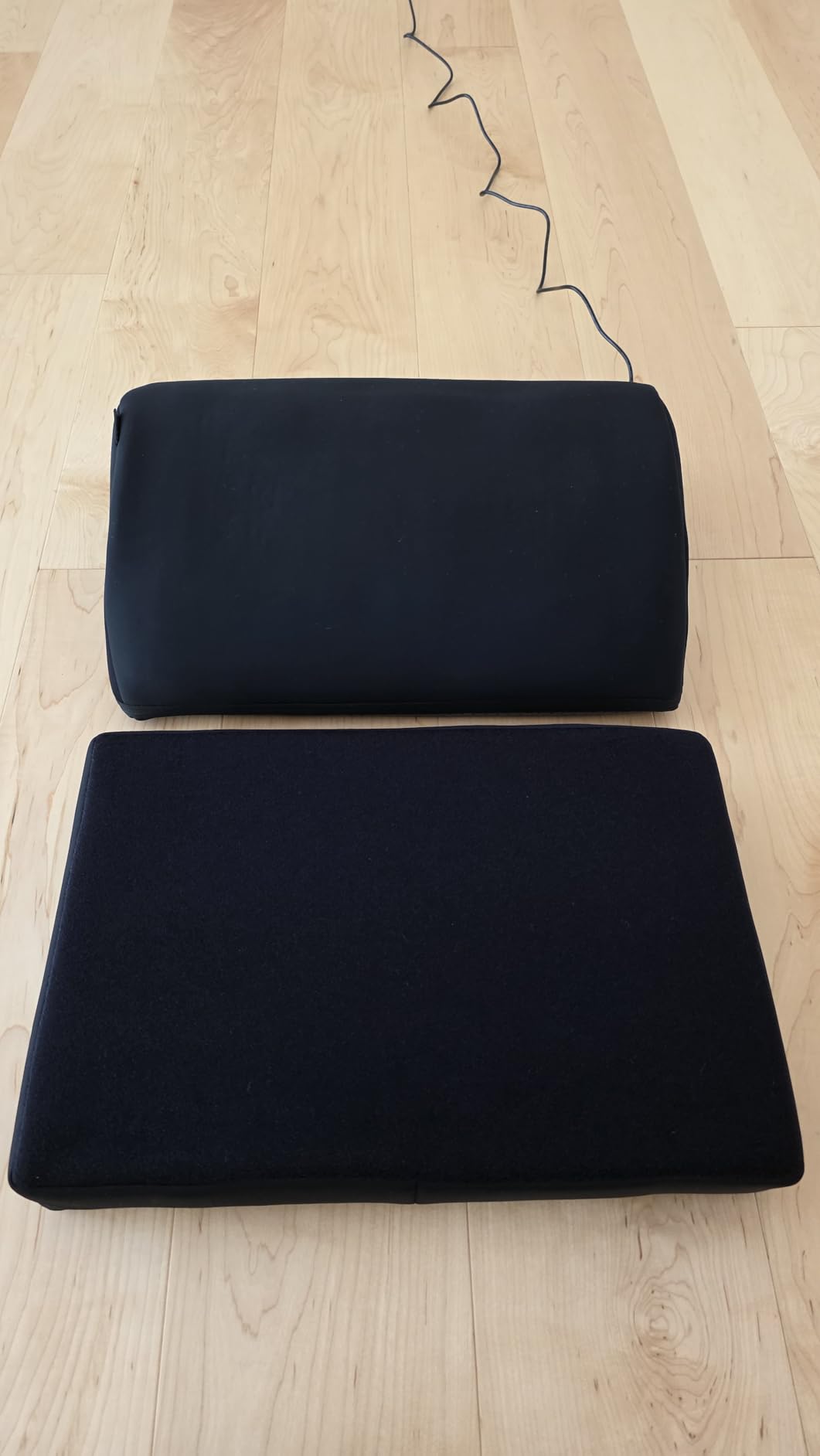 Foot Rest for Under Desk at Work, Heated Foot Stool with Vibration Massage, Adjustable Height Memory Foam Foot Stool, 2 Heat Levels Ergonomic Desk Footrest customer photo 2