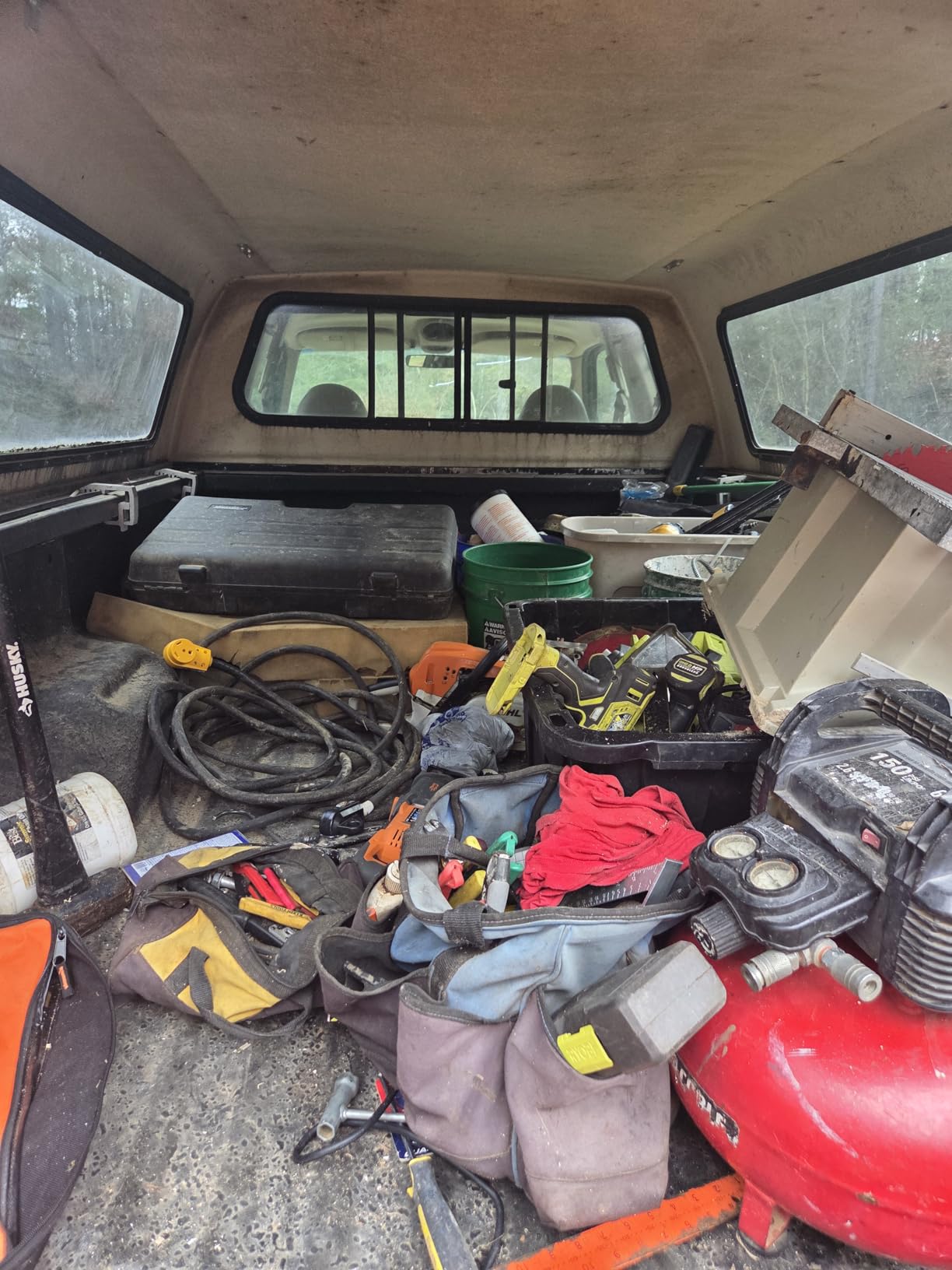 Rough Country Slide-Out Truck Bed Cargo Tray - Long Bed Organizer for 5'7