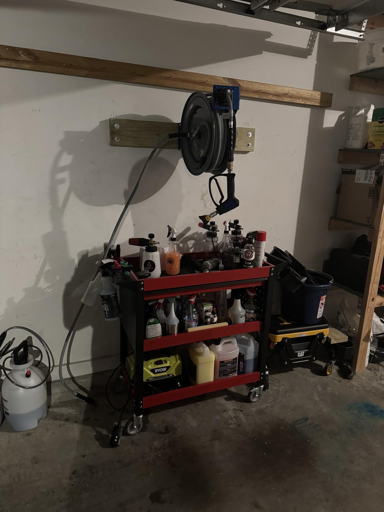 3 Tier Tool Cart on Wheels, Heavy Duty Metal Rolling with Drawers and Pegboards, 660 LBS Load Capacity Tool Storage Cart, Industrial Utility for Garage, Warehouse, Workshop customer photo 1