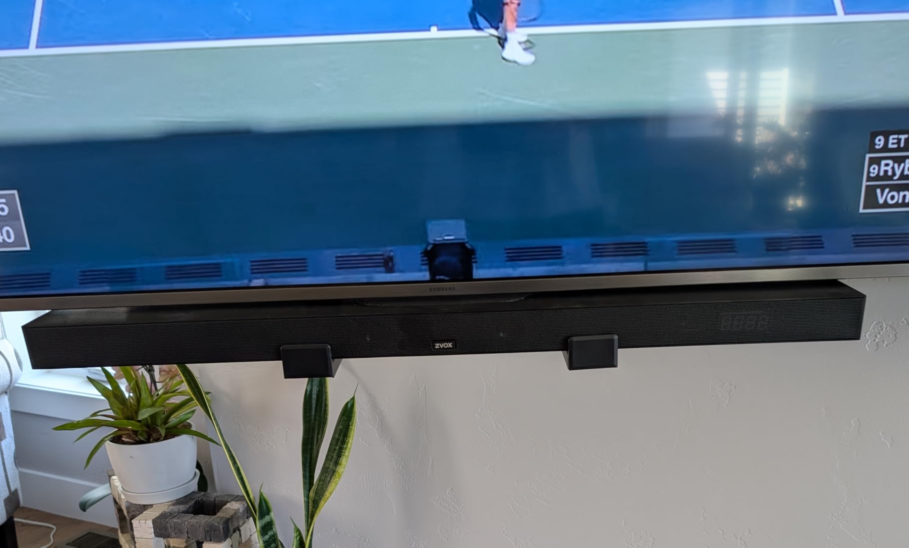 ZVOX AccuVoice AV855 Dialogue Clarifying Soundbar - Patented Hearing Technology with 20 Levels of Voice Boost, Dual Subwoofers, Low-Profile TV Speaker customer photo 1