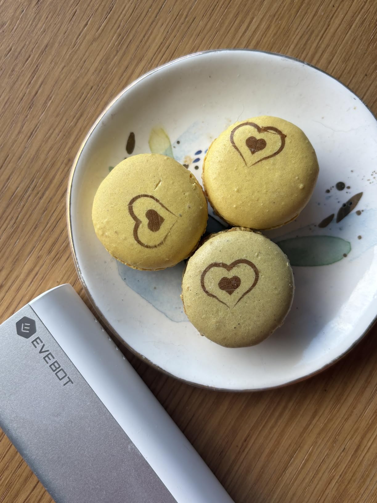 EVEBOT Handheld Food PrintPen Portable Mini Coffee Printer Latte Art Macaron Cookie DIY Design, Bluetooth 4.2-1PCS Black Color customer photo 2