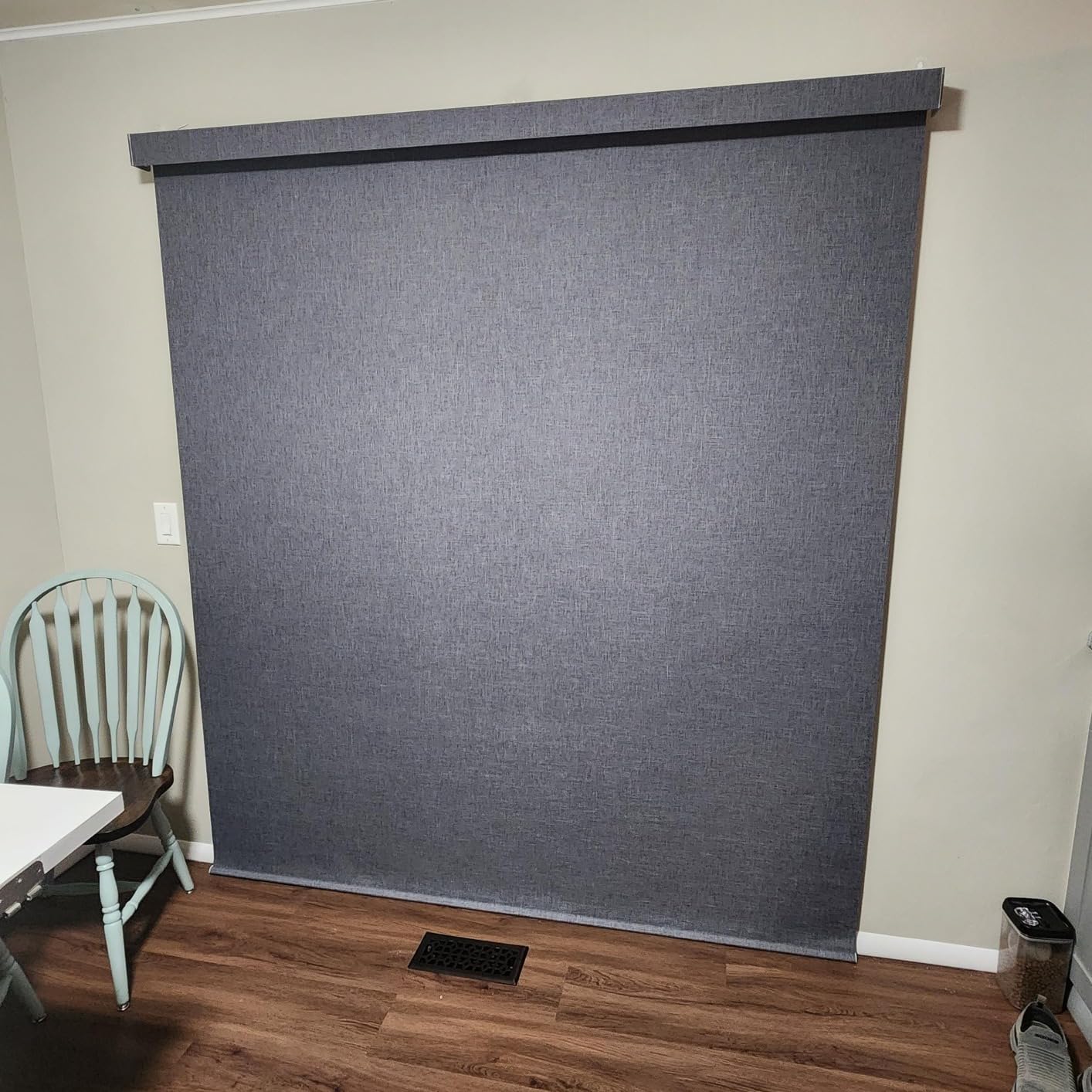Yoolax Motorized Blinds with Remote, Blackout Smart Blinds Automatic Blinds for Windows, Electric Window Shades Compatible with Alexa Roller Window Shades with Valance (Linen Beige, 34 W x 72 H) customer photo 2