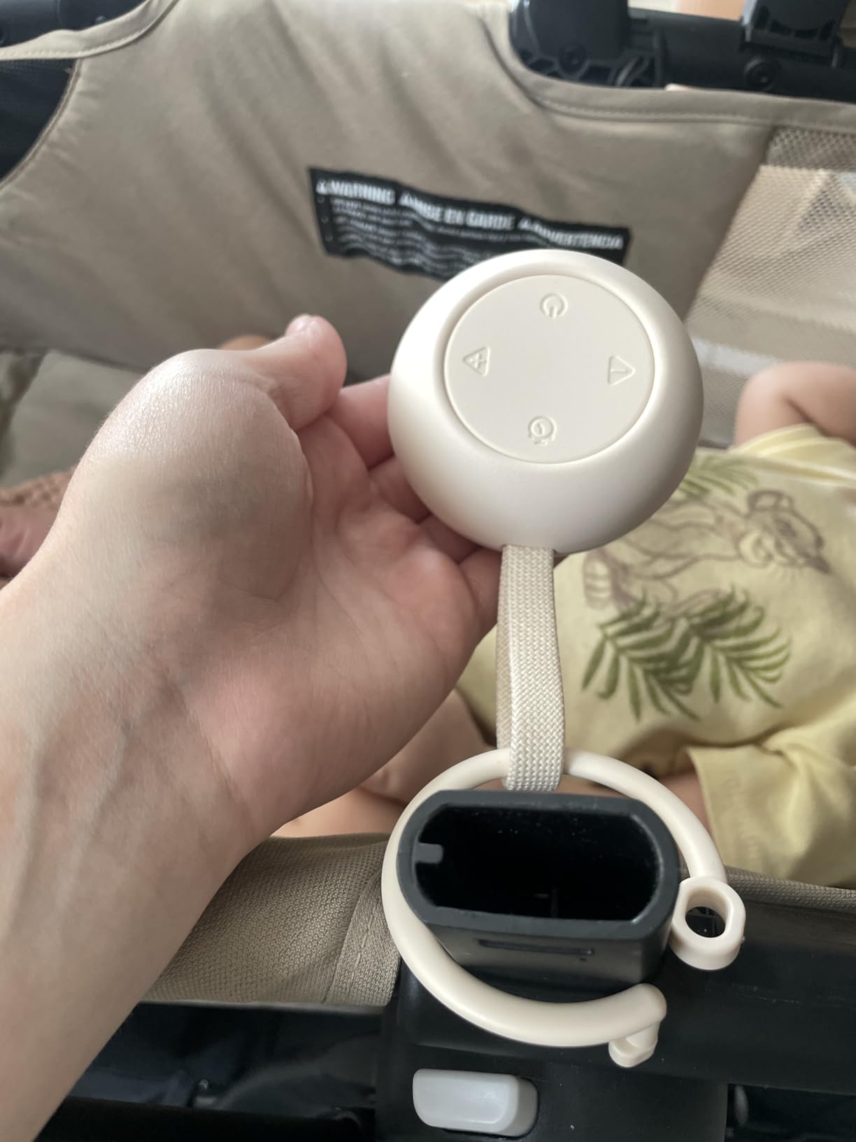Portable Baby Sound Machine [White Noise for Babies Kids Adults][Timer Function][12 Soothing Sounds][Sleep Soother] 15 Hours Battery Life customer photo 1