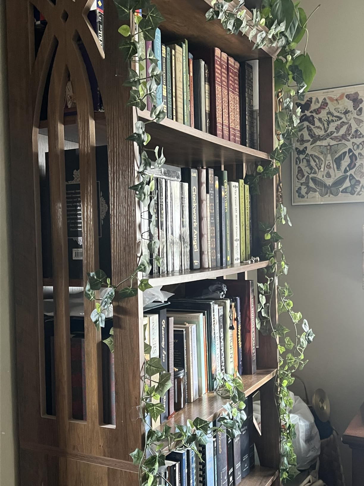 Tribesigns 6-Tier Bookshelf, 75-Inch Tall Bookcase, Large Bookshelves and Bookcases Freestanding Display Shelves, Wood Book Shelf for Living Room, Home Office, Bedroom, Brown customer photo 2