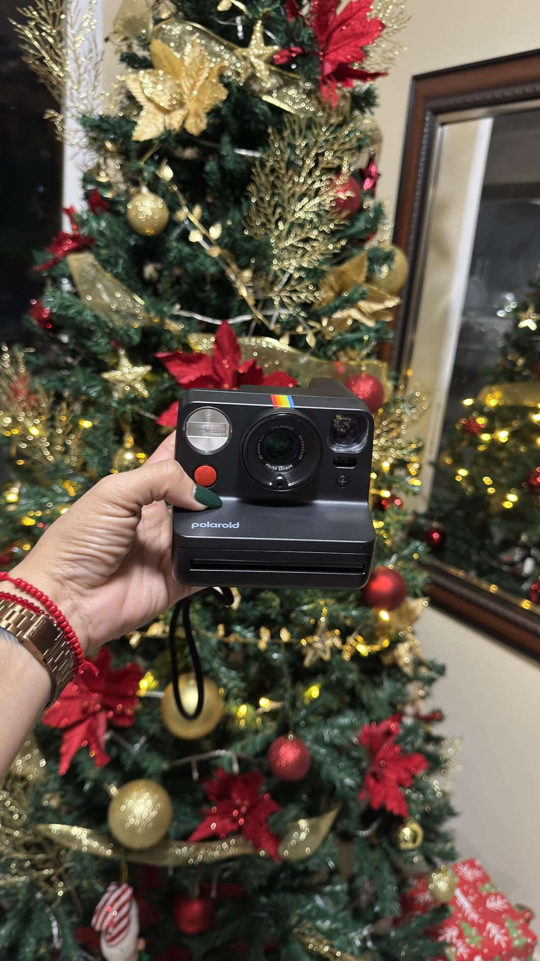 Polaroid Now+ 3rd Generation I-Type Instant Camera + Film Bundle - Bluetooth App Controlled Black Camera + 16 Color Photos customer photo 1