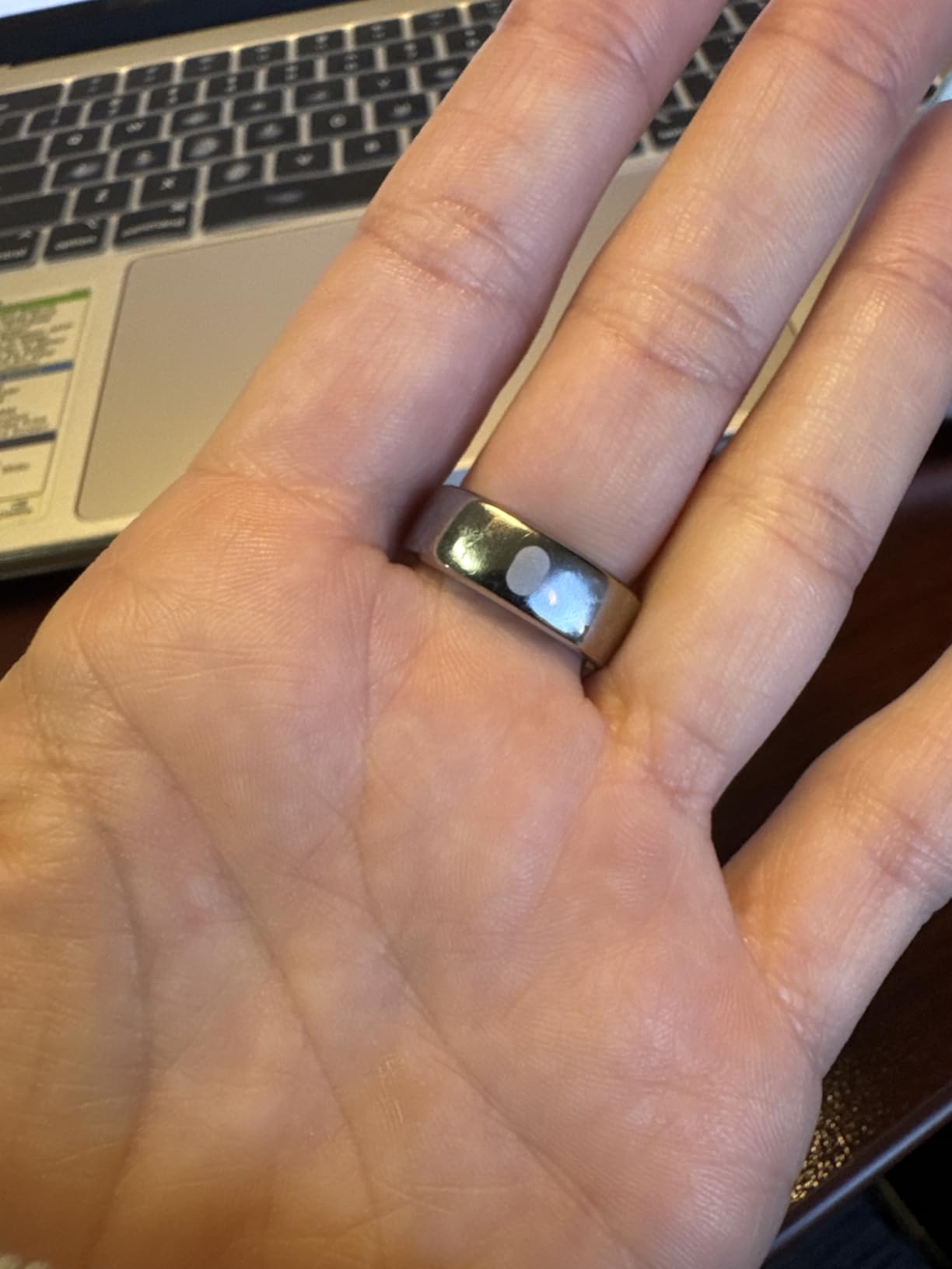 RingConn Gen 2 Air, Ultra-Thin AI Smart Ring, 10-Day Battery Life, Fitness/Sleep/Stress/HR Tracker for Women&Men, No App Fee for Standard Features, iOS & Android Compatible (Size 6, Galaxy Silver) customer photo 2
