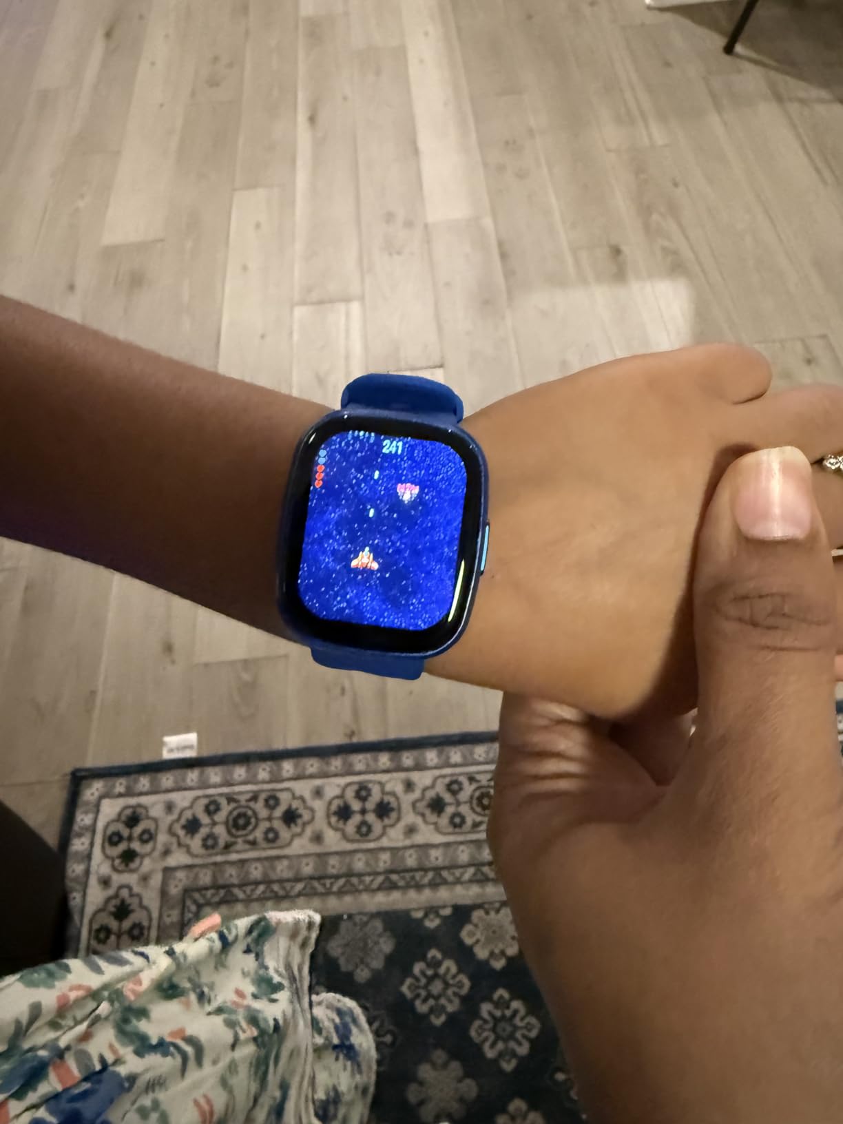 Smart Watch for Kids Fitness Activity Tracker for Boys Girls, Waterproof, Puzzle Games, Alarm Music, Sport Mode, Heart Rate, Sleep, Pedometer, Children Smartwatch Birthday Gift (Purple) customer photo 1