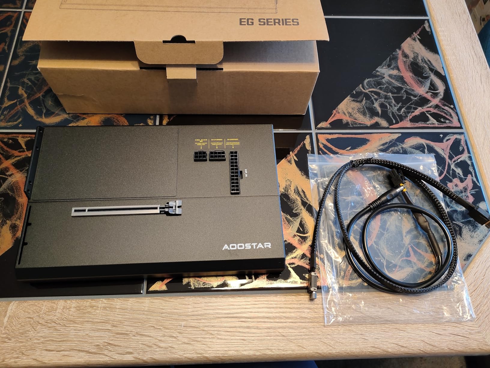 AOOSTAR AG02 EGPU Dock with 800W PSU, OCuLink+USB4 Ports and TGX Hot Swap,Support Up to 600W EGPU Support(not Support 5090,5090D) customer photo 1