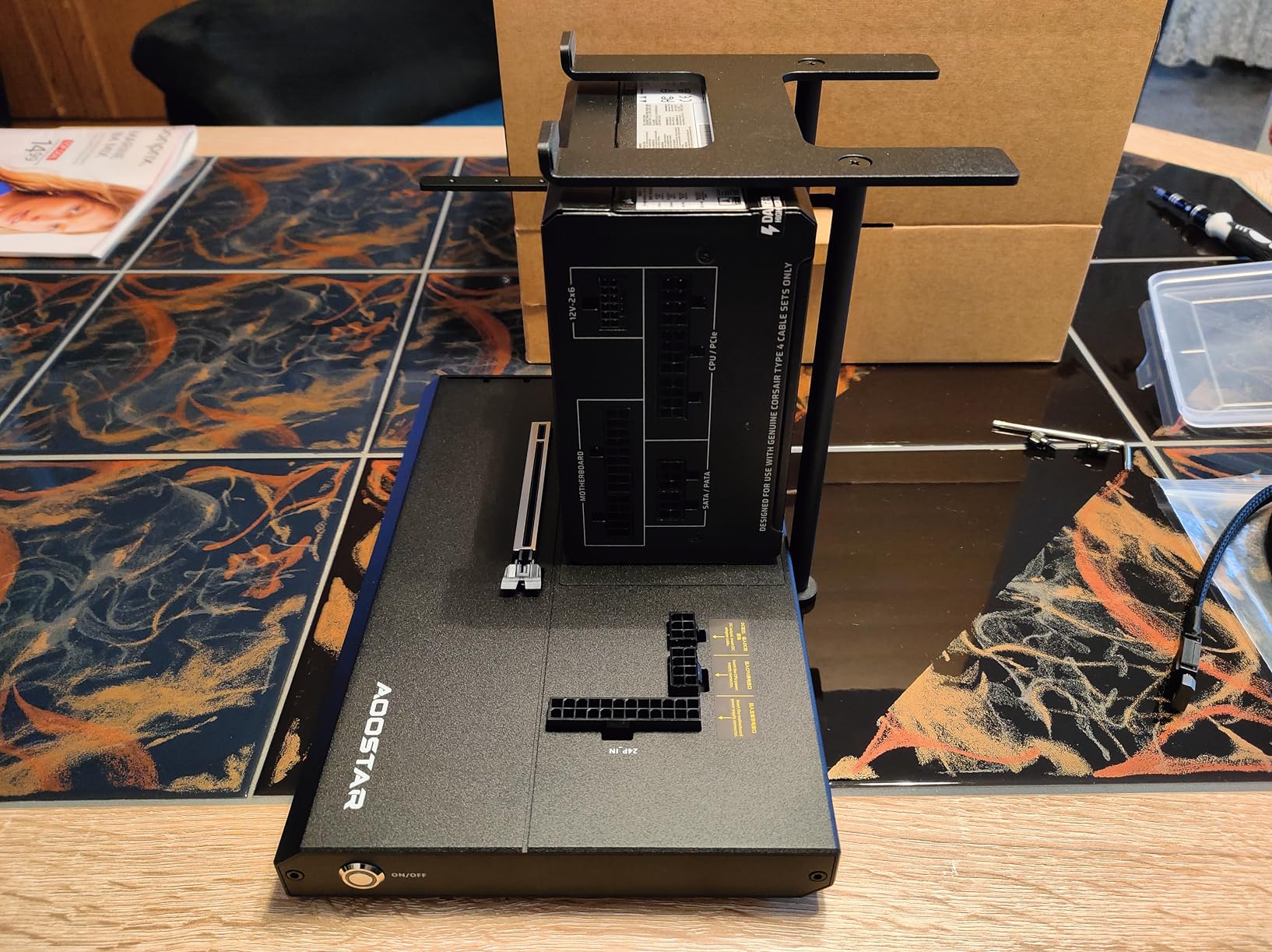 AOOSTAR AG02 EGPU Dock with 800W PSU, OCuLink+USB4 Ports and TGX Hot Swap,Support Up to 600W EGPU Support(not Support 5090,5090D) customer photo 2