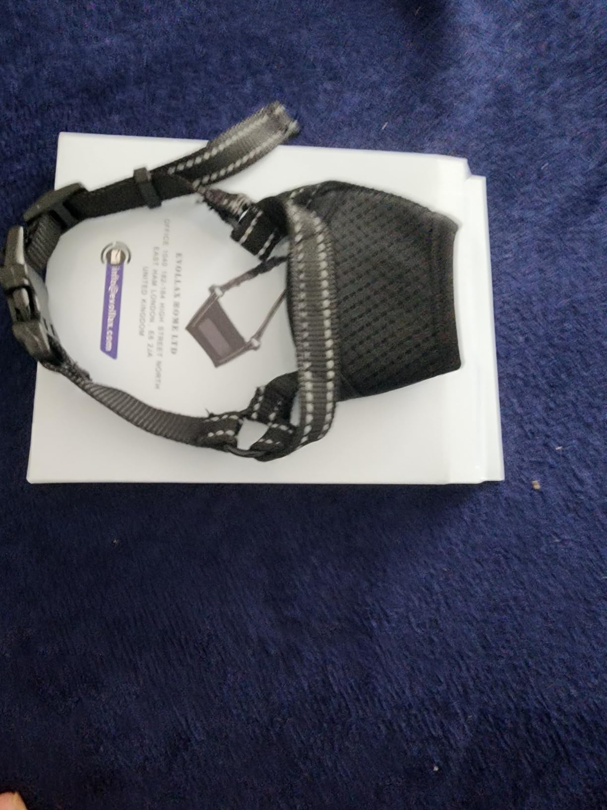 Dog Muzzle for Large Dogs - Soft Breathable Muzzle for Large Sized Dog with Air Mesh | Adjustable Mussels for Dogs Grooming | Muzzles to Prevent Biting Barking Chewing Allows Panting Drinking customer photo 2
