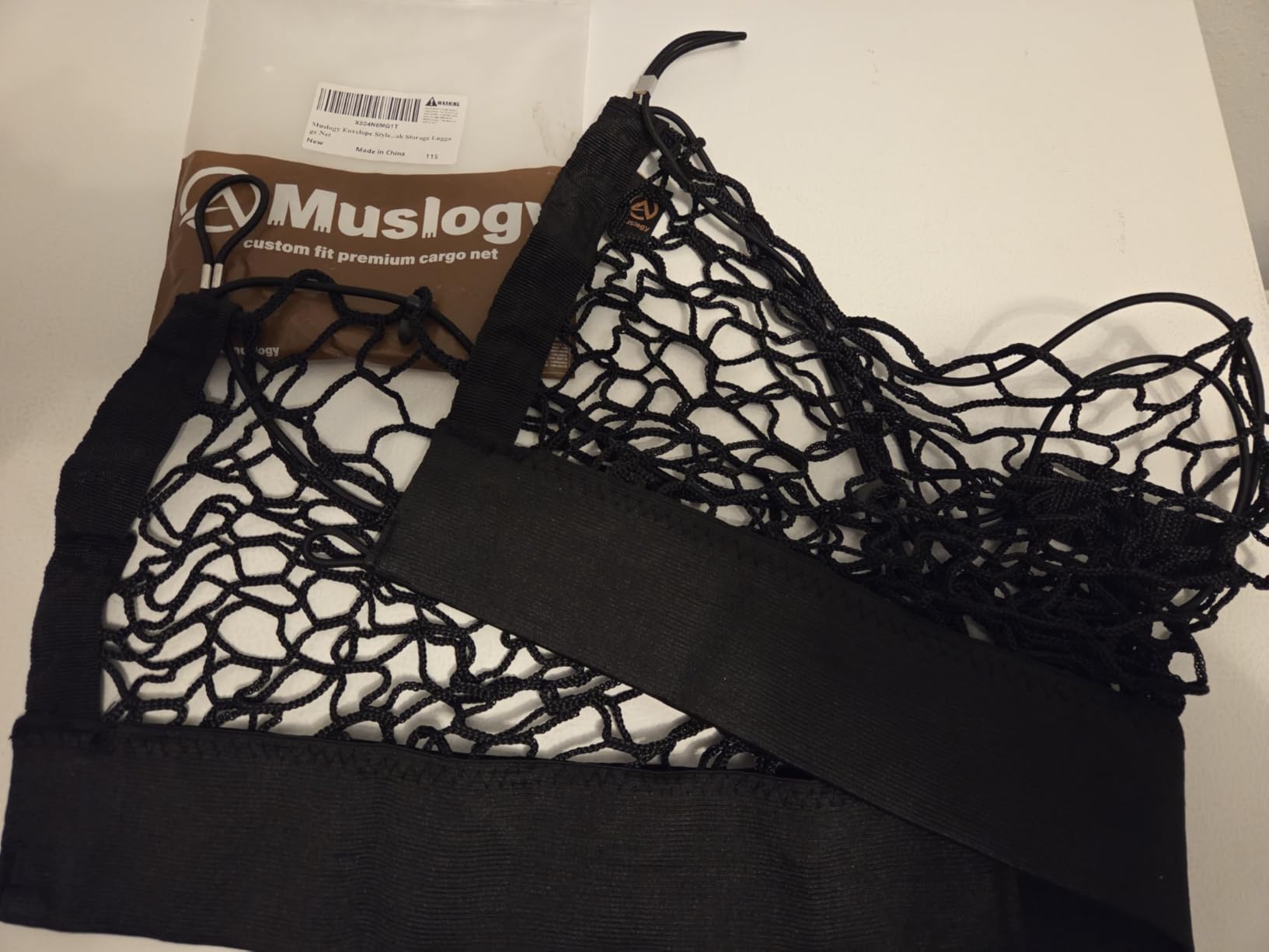 Muslogy Truck Bed Cargo Net Trunk Netting Compatible with Ford F-150 & Lightning 2015-2026 Accessories, Pickup Cargo Organizer customer photo 2