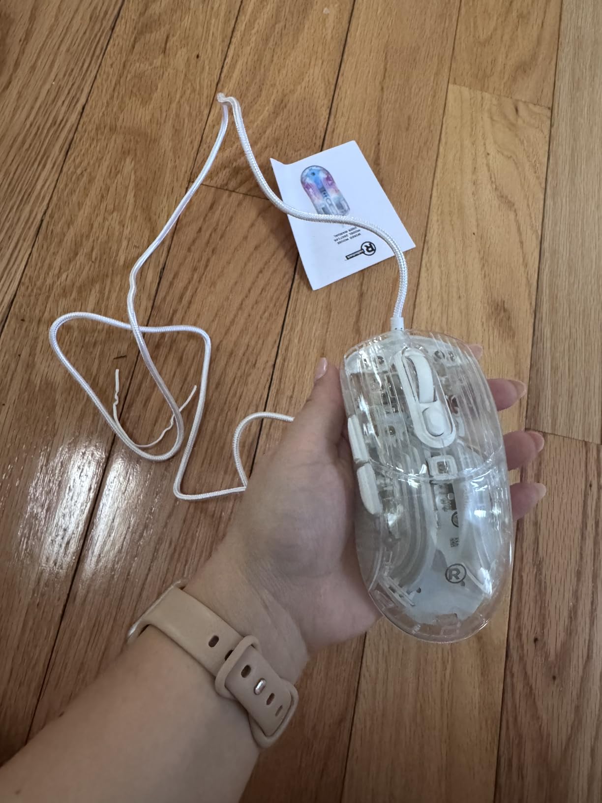 RadioShack Transparent Wired RGB Gaming Mouse 7D Buttons, 125Hz, 1.5m Cable customer photo 1
