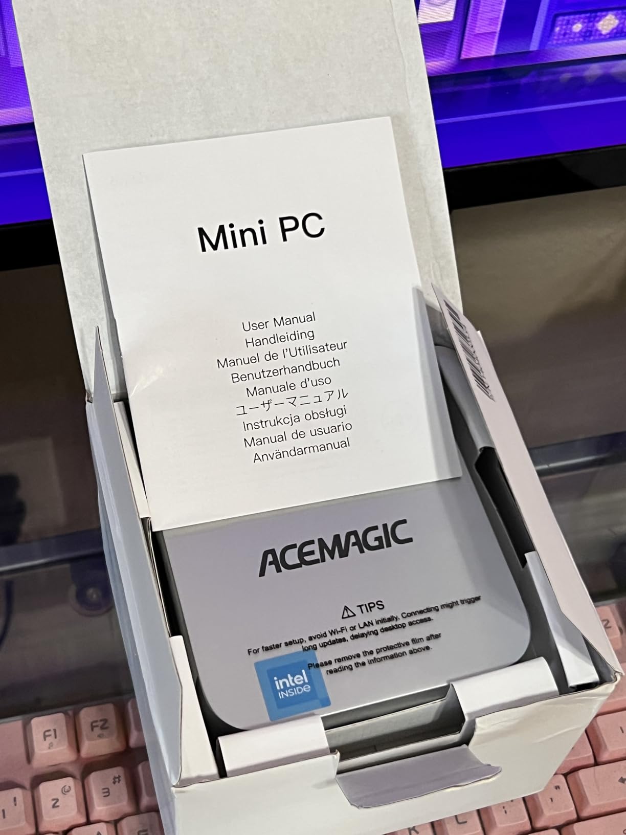 ACEMAGIC K1 Mini PC AMD Ryzen 4300U 16GB DDR4 1TB SSD Mini Computers, Win 11 Pro Radeon 4K Triple Display Desktop Computers customer photo 1
