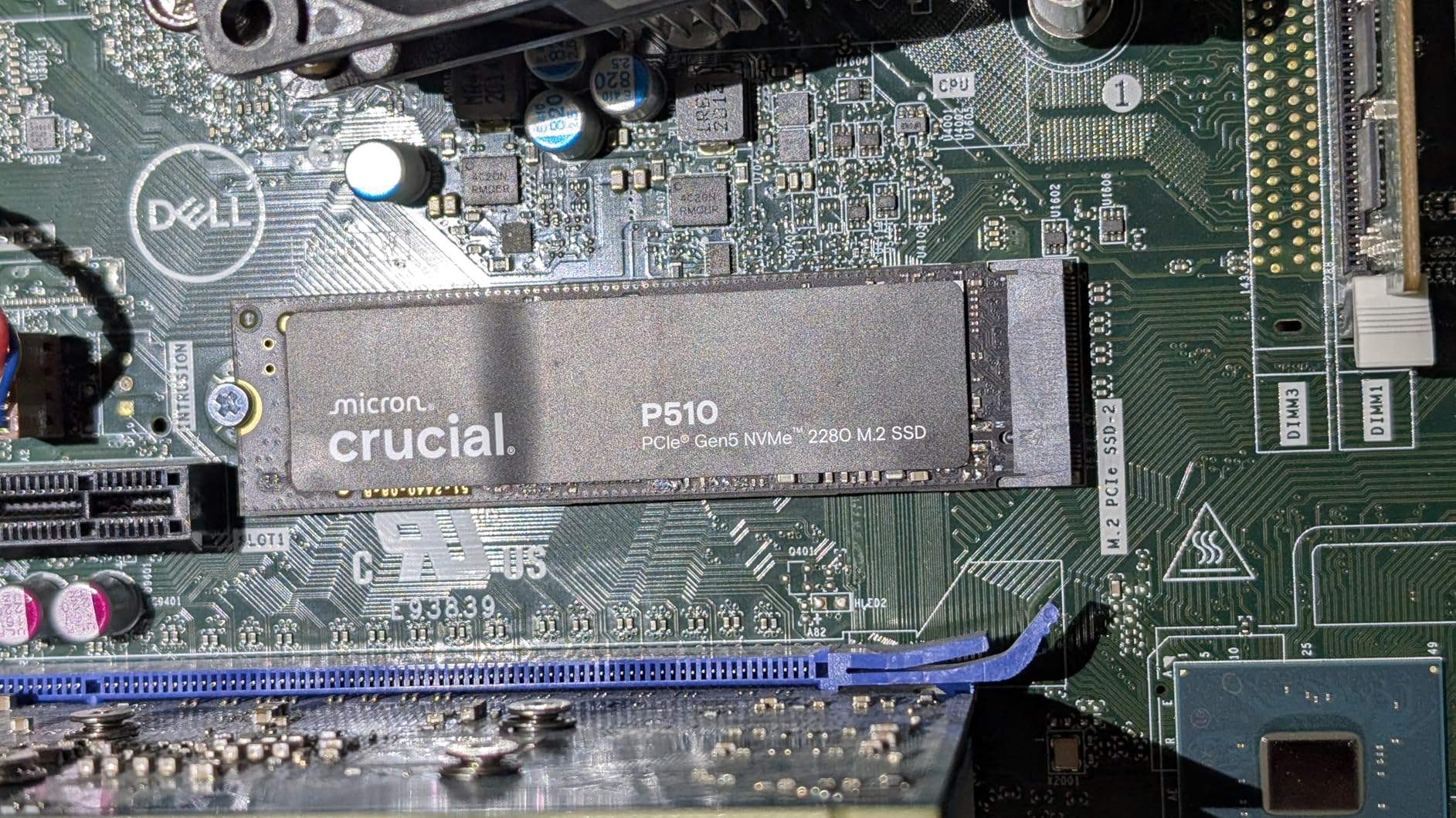 Crucial P510 PCIe Gen5 NVMe 2TB SSD, Up to 10,000MB/s, TLC NAND, Laptop & Desktop (PC) Compatible, for Gamers & Creatives, Solid State Drive - CT2000P510SSD8-01 customer photo 1