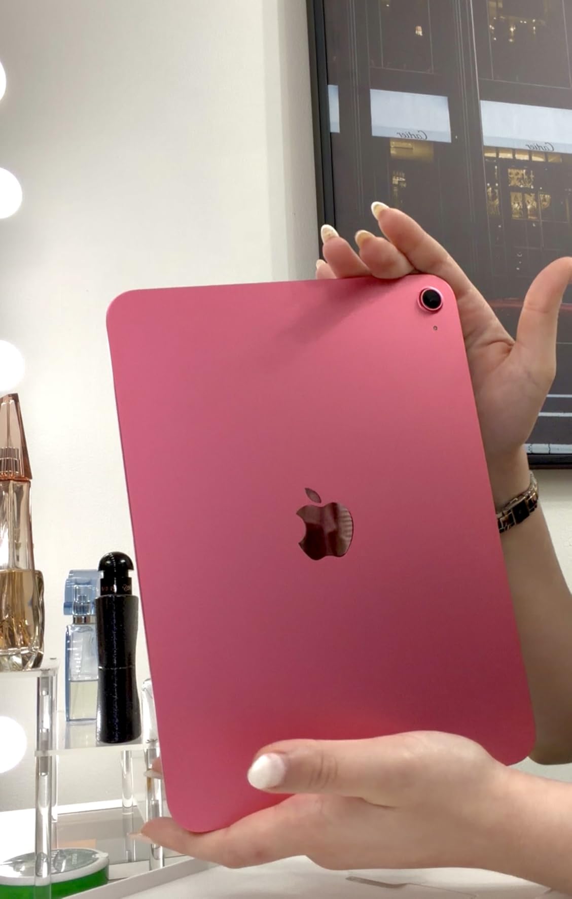 Apple iPad 11-inch: A16 chip, 11-inch Model, Liquid Retina Display, 128GB, Wi-Fi 6, 12MP Front/12MP Back Camera, Touch ID, All-Day Battery Life - Pink customer photo 1