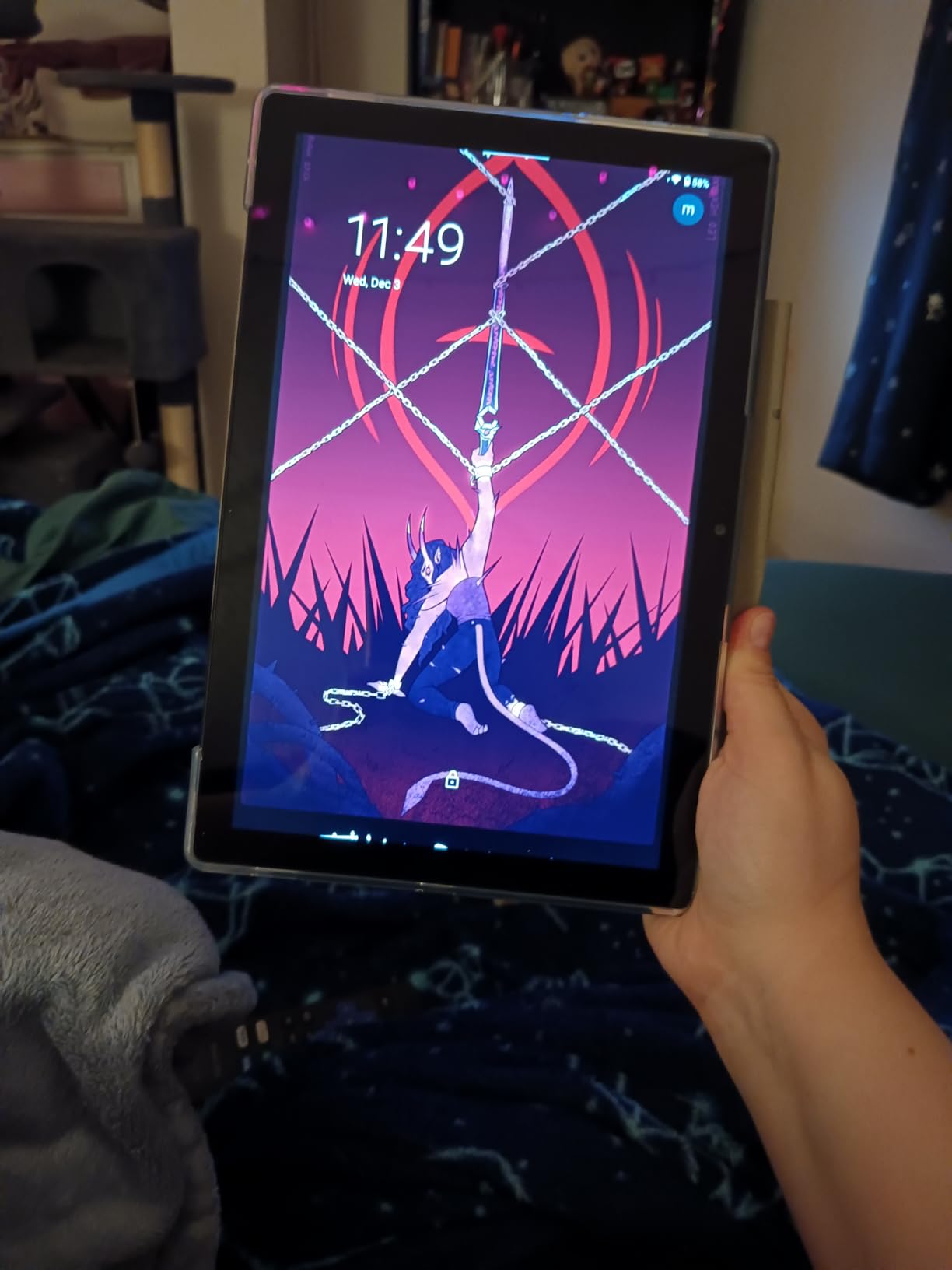 HUION KAMVAS Slate 11 Standalone Drawing Tablet No Computer Needed with Anti-Glare Screen, 10.95 Inch Digital Art Tablet with Tilt-Alignment Stylus, 90Hz Android 14 Pad with 8GB + 128GB for Artists customer photo 1