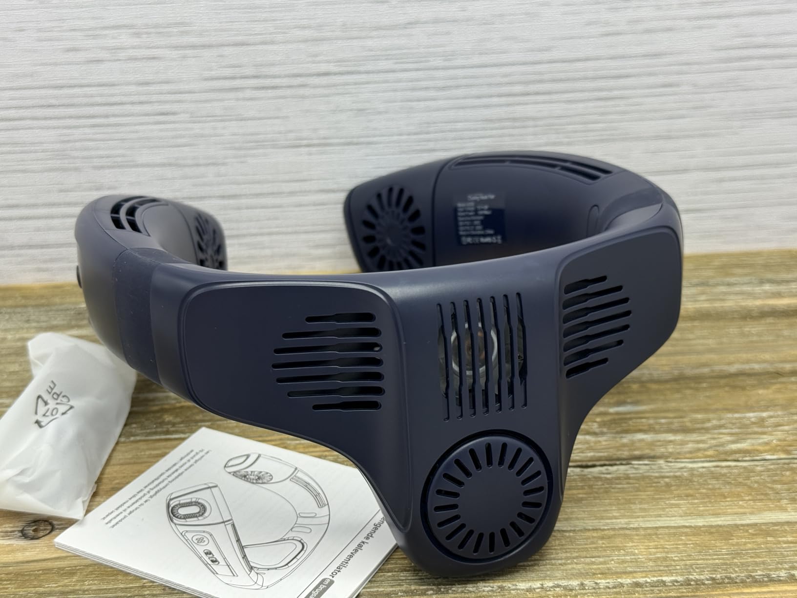 MGUP Neck Air Conditioner with 6 Adjustable levels,Cooling Neck Fan Support 360°Airflow and Cooling Plate,5200mAh Portable Rechargeable Wearable Personal Fan,Fast Cooling for Women/Men customer photo 2
