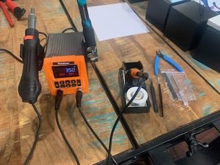 TOOLOUR 2-IN-1 851D Soldering Station, Iron Kit, 302°F-932°F Fast Heating, Hot Air Rework Desoldering Kits includes 9 Accessories, Dual Channel Control, 90-Level Airflow,ESD Save for SMD, PCB, DIY customer photo 2