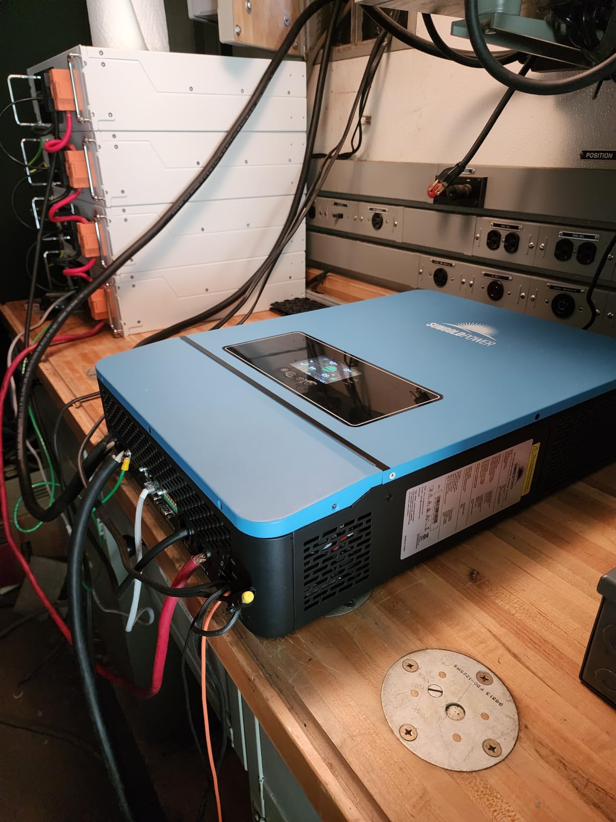 SUNGOLDPOWER 10000W 48V Solar Inverter, Built-in 2 MPPTs, Max 200A Battery Charging, Split Phase AC Input/Output 120V/240V (settable), Pure Sine Wave (WiFi and BMS COMM) UL1741 SPH10048P customer photo 1