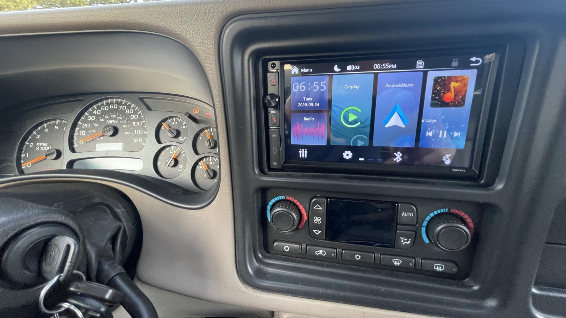 Double Din Car Stereo with 7