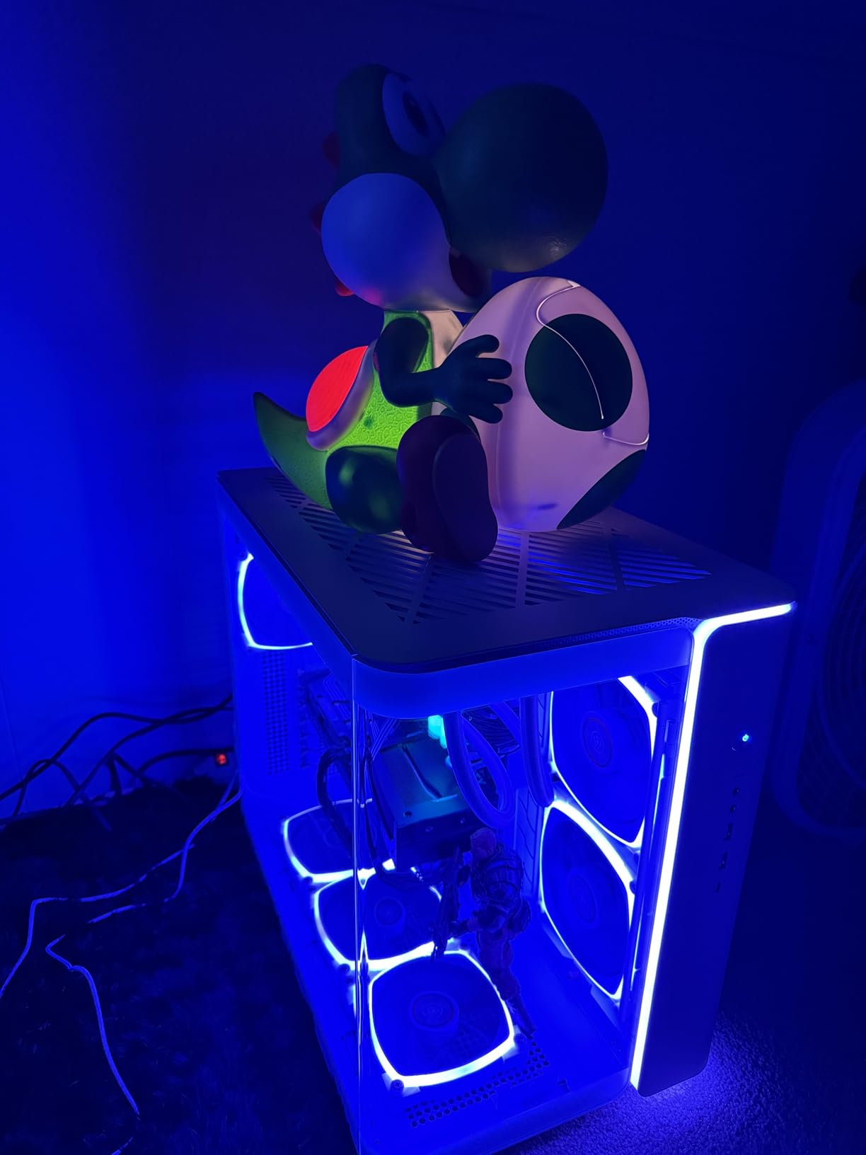 Skytech Gaming King 95 Desktop PC, Ryzen 7 9700X 3.8 GHz (5.5GHz), NVIDIA RTX 5070 12GB, 1TB Gen4 NVMe SSD, 32GB DDR5 RAM 6000 RGB, 850W Gold ATX 3 PSU, 360mm ARGB AIO, Wi-Fi, Win 11 customer photo 2