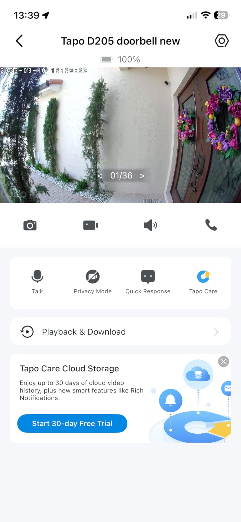 Tapo 2K Wired Smart Video Doorbell - 160° Ultra-Wide View, Person Detection, 2-Way Talk, Ring Call, Night Vision, Subscription-Free Local Storage or Optional Cloud, Compatible with Alexa, D205 customer photo 2