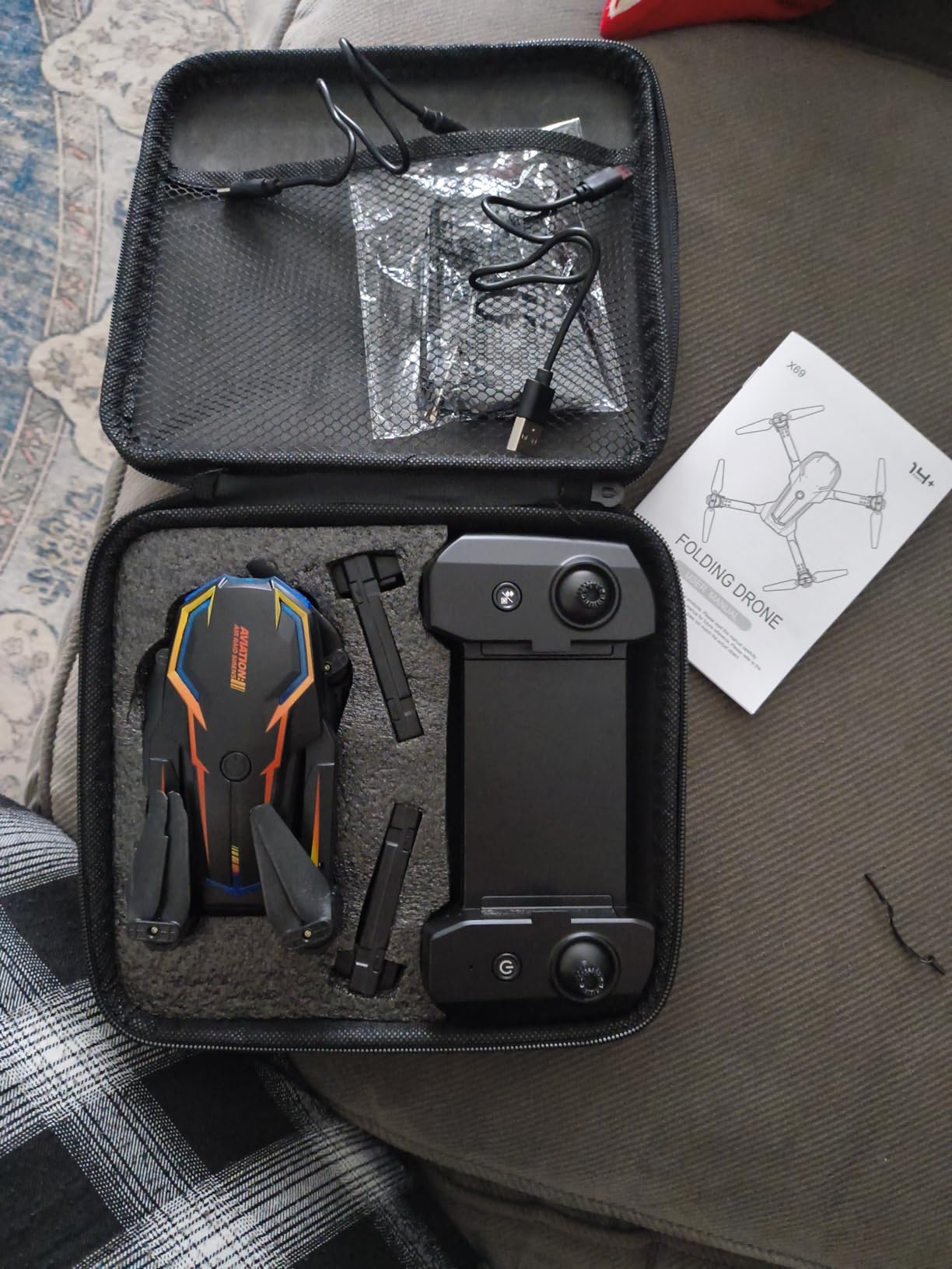 2K HD FPV Drone with Camera for Adults - Altitude Hold, One-Key Takeoff/Landing, 3 Speed Modes, Headless Mode, 2 Batteries, Foldable & Portable, Best Gifts for Beginners customer photo 1