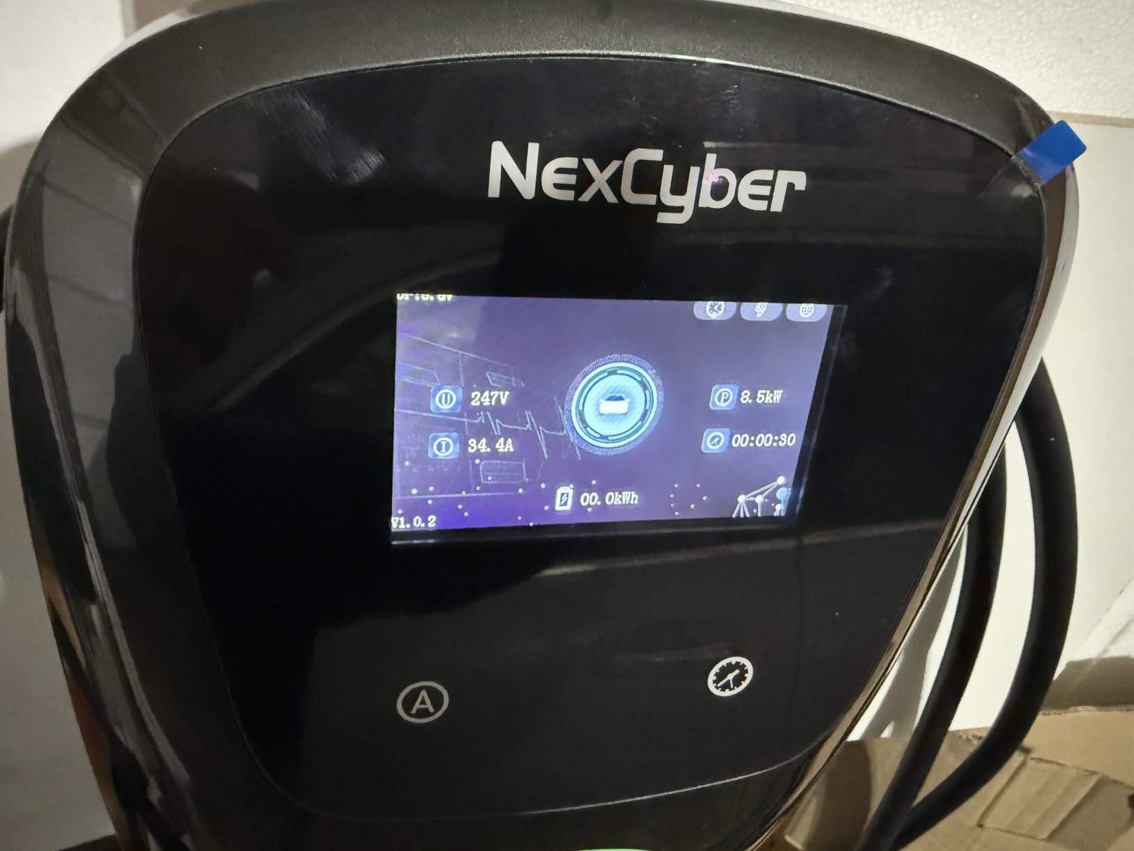 [ETL/Energy Star Certified] NexCyber Level 2 Electric Vehicle (EV) Charger, 48 amp/11.5kW EVSE w/ J1772 Connector, 240V NEMA 14-50p Plug Electric Car Charger, APP Start/Plug and Play for Home Level 2 customer photo 1