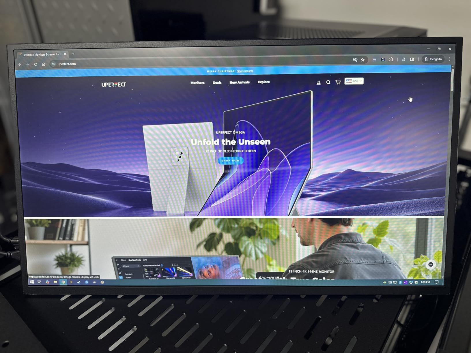 UPERFECT Portable Monitor 4K 23.8