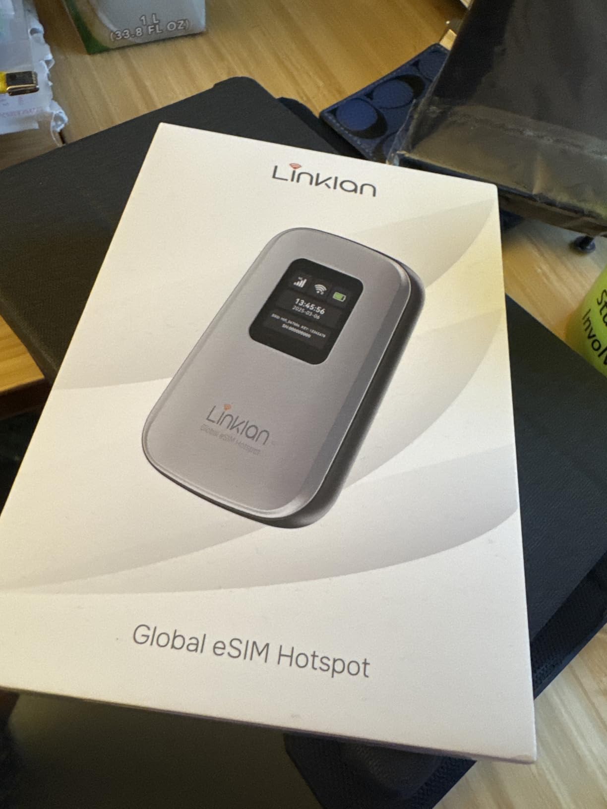 Portable Mobile Hotspot-eSIM Global WiFi Hotspot,No SIM Card/Contract Needed, 16Devices,180+ Countries, Compact Wireless Router for International Trips & Business[Free 5GB US Data for 15 Days] customer photo 1