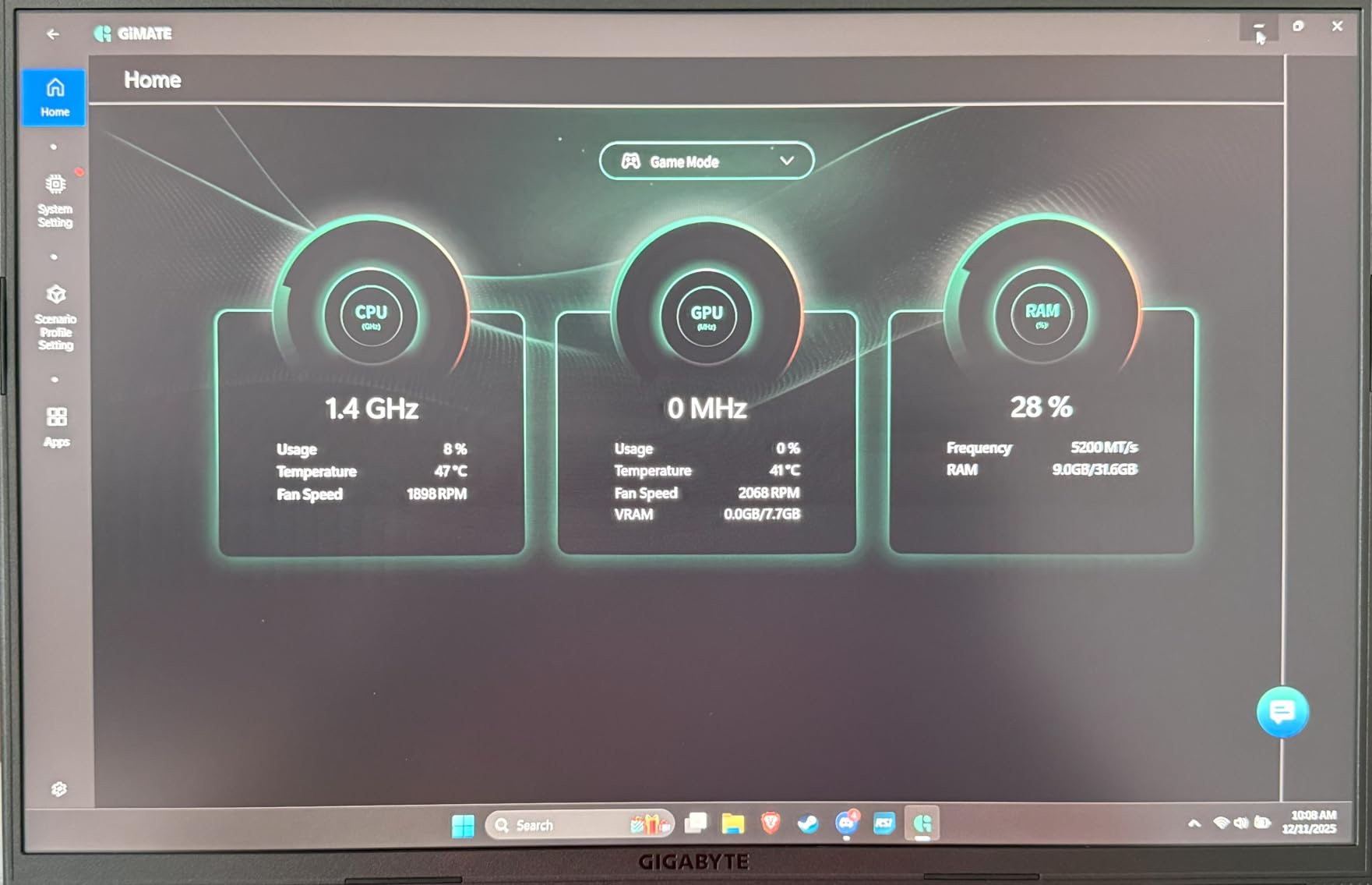 GIGABYTE Gaming A16 Gaming Laptop - 165Hz 1920x1200 WUXGA - NVIDIA GeForce RTX 5070 - Intel i7-13620H - 1TB SSD with 32GB DDR5 RAM customer photo 1