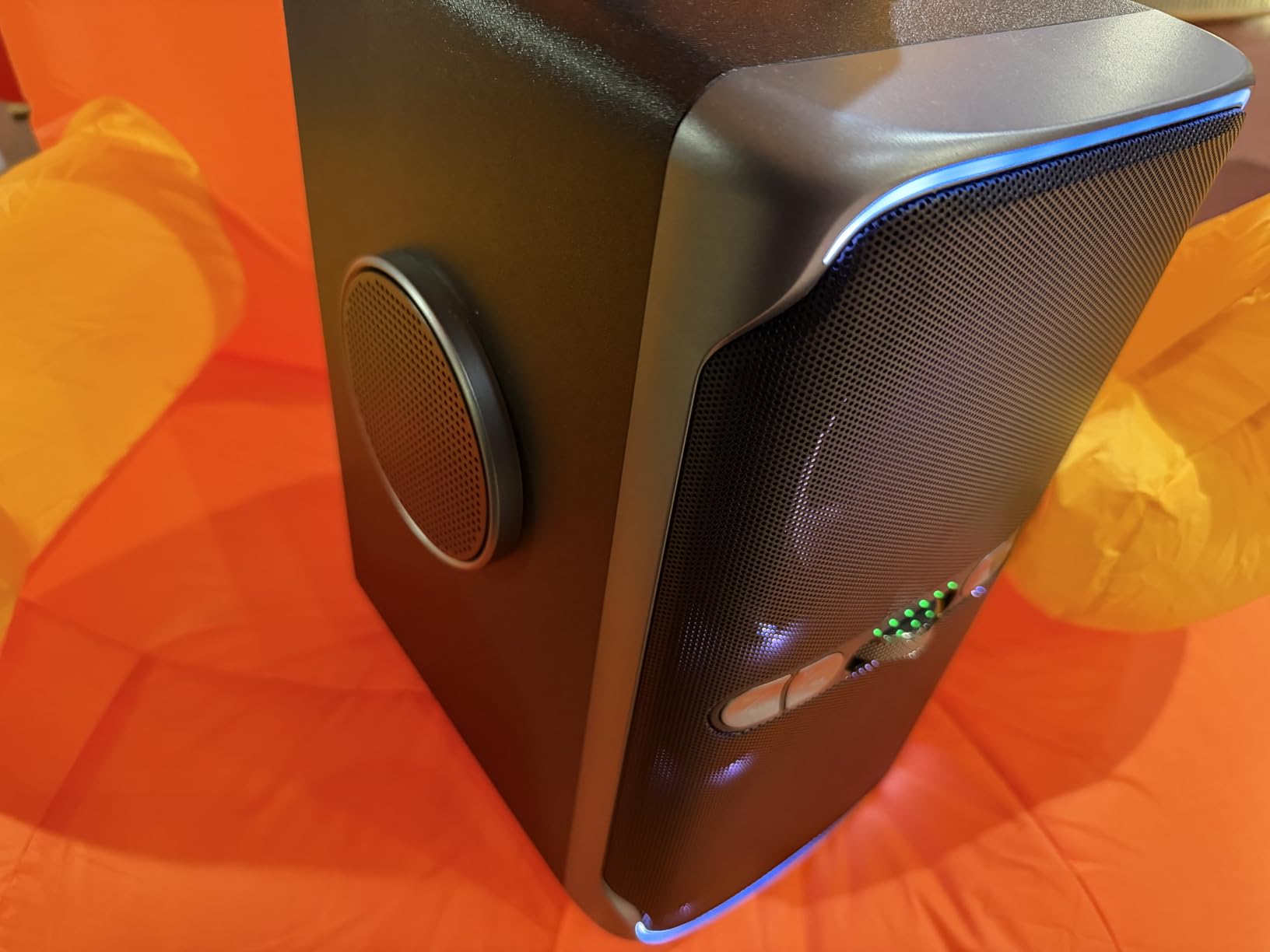 Party Bluetooth Speaker - 240W Peak Loud Speaker, Dazzling Light Show, Deep Bass, IPX4 Waterproof, 15H Battery, TWS Pairing, BT 5.3 Wireless, Portable for Home/Outdoor/Beach/Pool Party customer photo 1