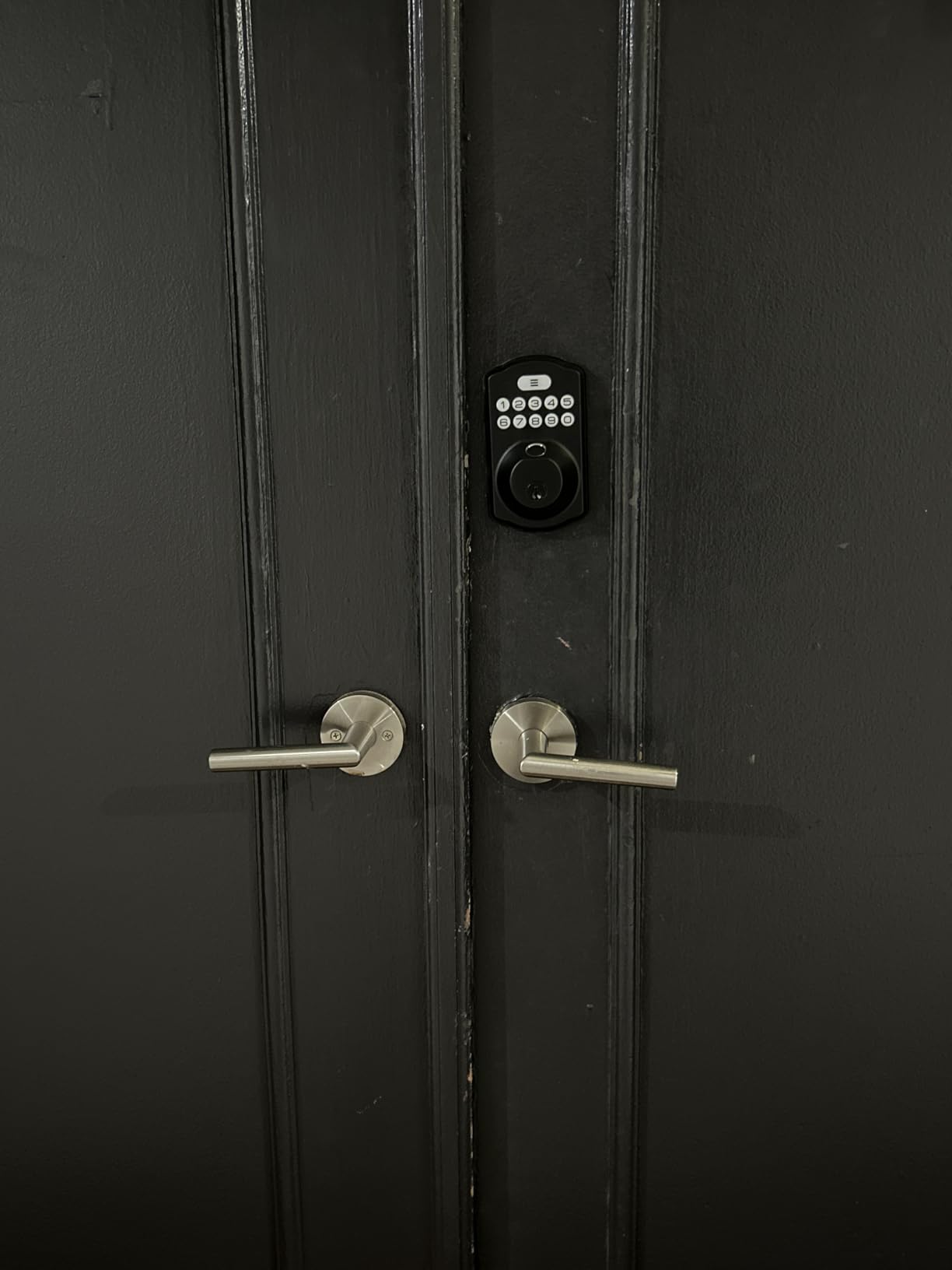 Veise VE012W Built-in WiFi Fingerprint Smart Lock, App Remote Control, Compatible with Alexa & Google Assistant, Keyless Entry for Front Door, Digital Keypad Deadbolt, Auto Lock, Satin Nickel customer photo 1