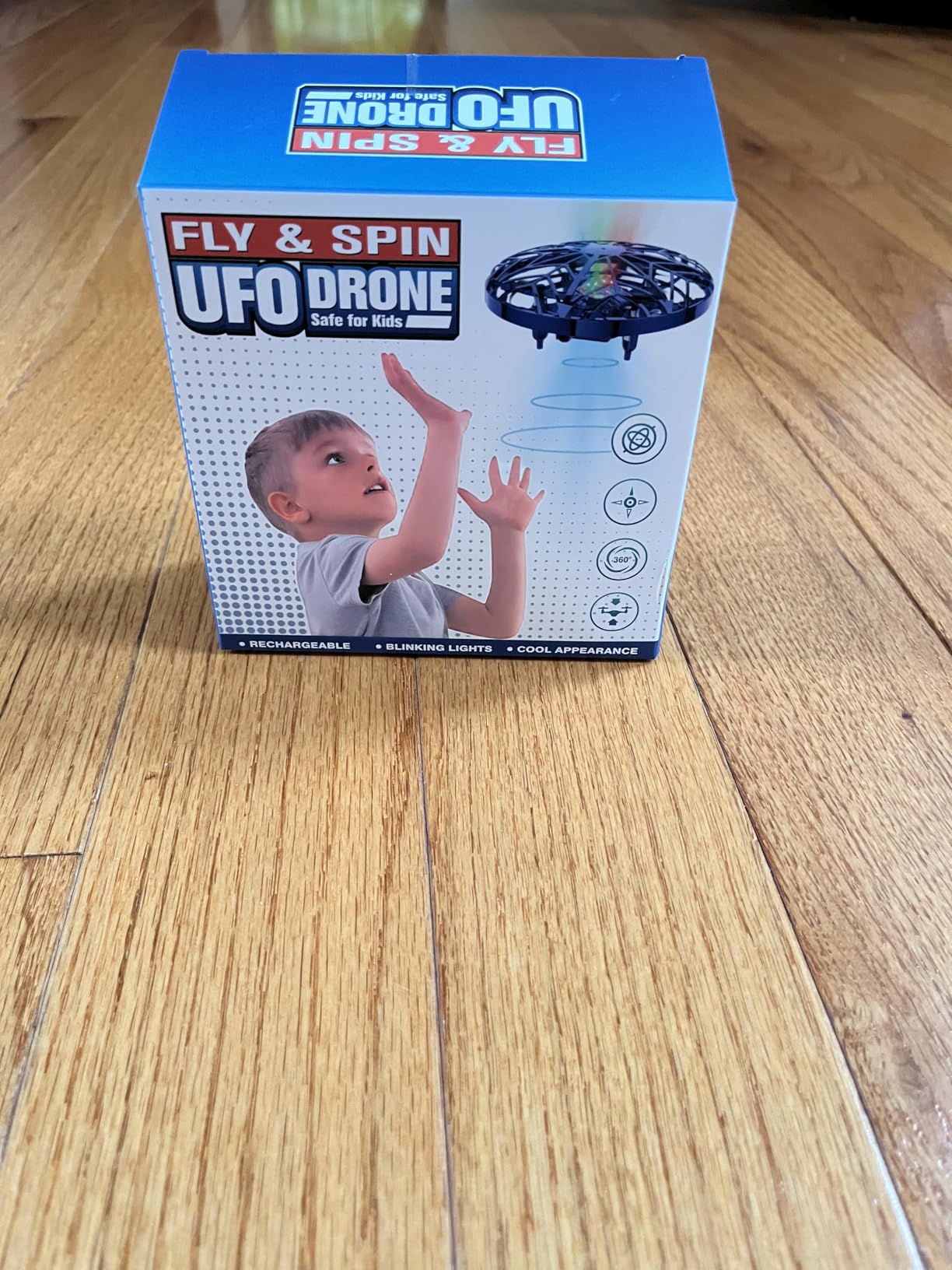 Hand Operated Drone Toy for Kids - Easy Fly Hover Drone with AI Motion Sensor, Rechargeable Drones for Kids 8-12 & 6-8, Safe Mini Quadcopter with Auto Hover, 360 Flip/Roll customer photo 1