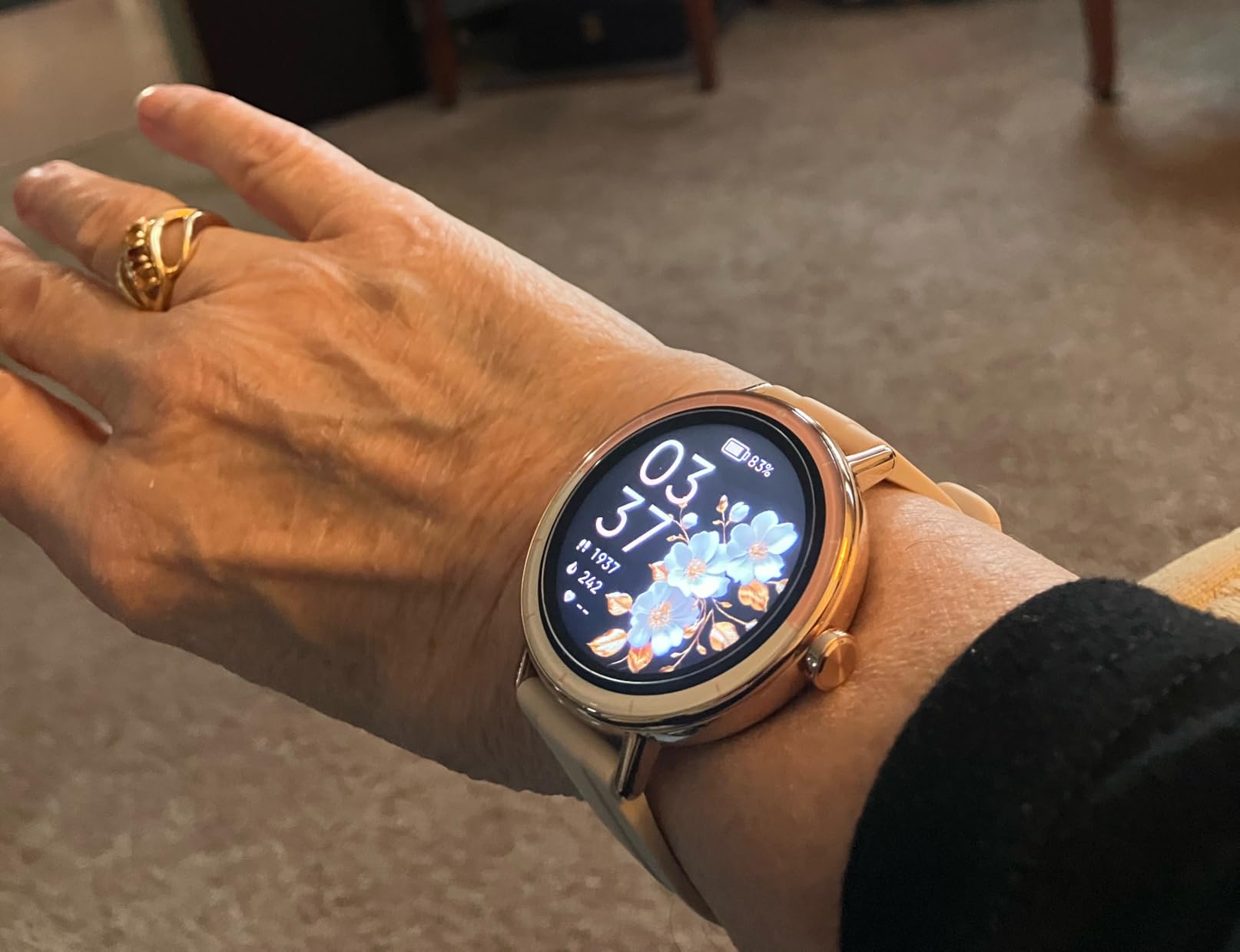 TOOBUR Smart Watch for Women Men with Two Bands, 40mm HD Smartwatch, Compatible with Android & iOS, Answer/Make Calls, Fitness Watch with Step/Sleep/HR Tracker customer photo 1