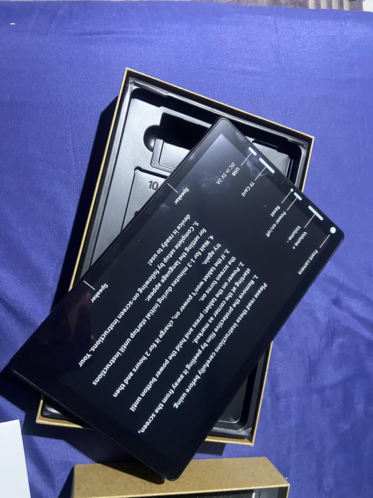 Tablet 10 Inch Android 15 OS GMS Certified Tablets PC 1.8 GHz 5-Core 16 (3+13) GB RAM 32 GB ROM 1 TB Expandable 1280x800 HD IPS Touch Screen 5000 mAh WiFi 6 Bluetooth 5.4 Dual Camera 2025 (Black) customer photo 1