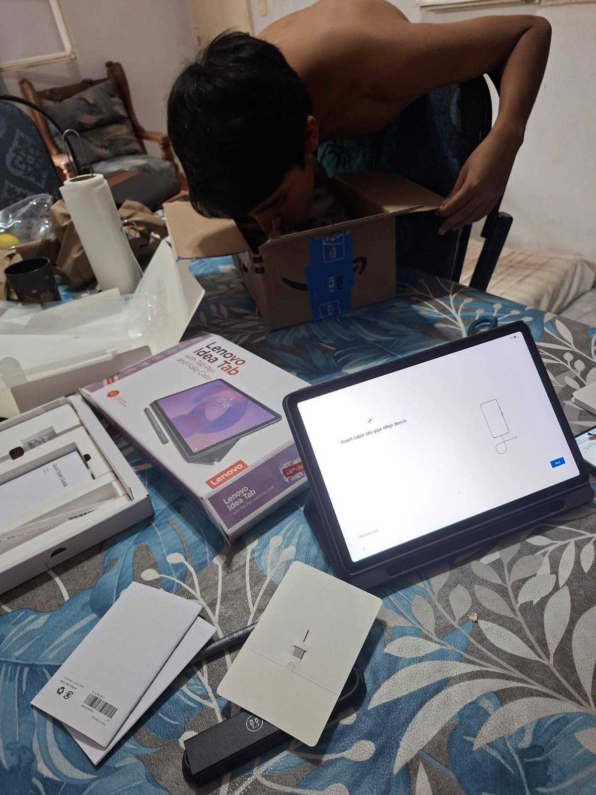 Lenovo Idea Tab - 11-inch 2.5K IPS Touchscreen Display - 90Hz - MediaTek Dimensity 6300 - 8 GB Memory - 256 GB Storage - Tab Pen and Folio Case Included customer photo 2