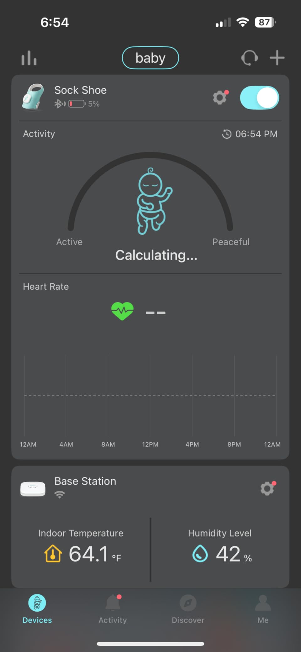 Smart Baby Sock Monitor and 2.5K PTZ Camera, Tracks Heart Rate, Sleep Trends & Movement Anytime Anywhere, Video Monitor customer photo 2