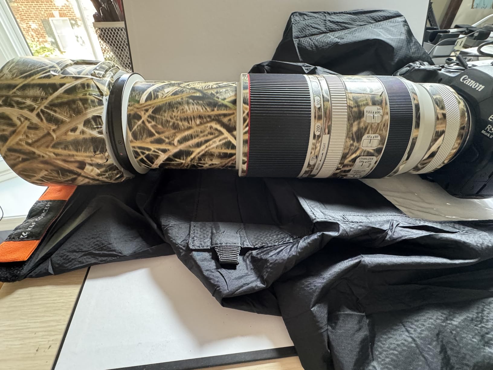 K&F CONCEPT Professional Camera Rain Cover, Waterproof Raincoat for DSLR Cameras and Lenses customer photo 2