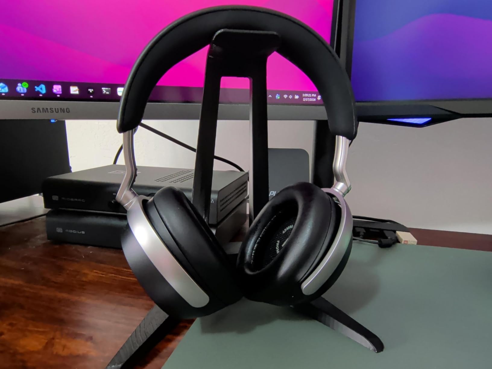 HDB 630 Wireless Over-Ear Headphones - Hi-Res Audiophile Sound, Adaptive Noise Cancellation, Parametric EQ, 60 Hour Battery Life, Includes USB-C Low-Latency Bluetooth Adapter - Black customer photo 1