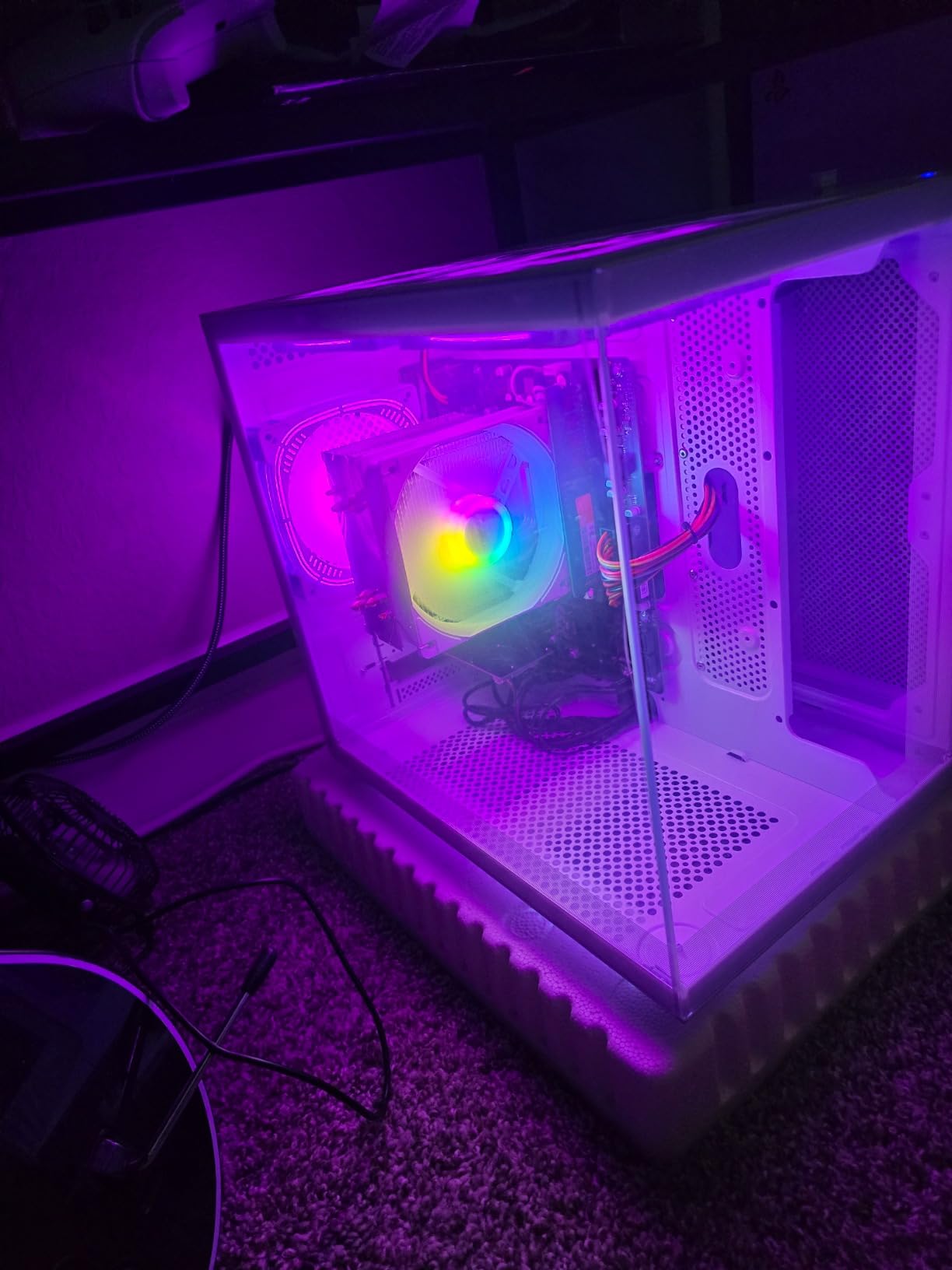 PreBuilt Gaming PC Ryzen 5 5500 3.6G(6Core 12Threads Up to 4.2G) Radeon RX6500XT 4G, DDR4 16G Nvme 512G SSD Tower Desktop Computer for Home customer photo 2