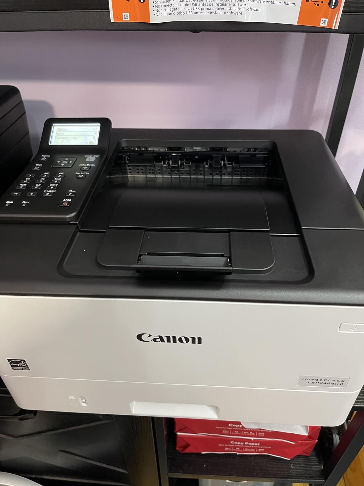 Canon imageCLASS LBP246dw II - Monochrome Duplex, Wireless Laser Printer, Single Function, 42 PPM customer photo 2