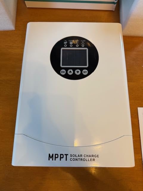 120A MPPT Solar Charge Controller, 12V 24V 36V 48V 60V 72V 84V 96V Battery System Auto, Solar Panel Charge Controller Regulator, LCD Display,Max Input PV 230V for FLD,LiFePO4,SLD,Gel,AGM customer photo 2