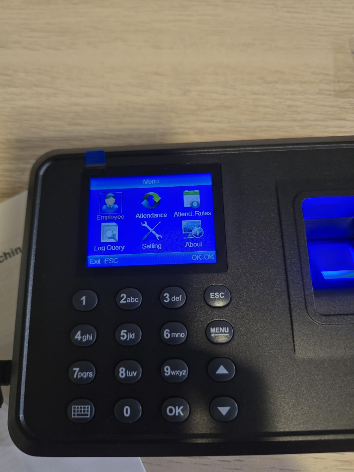 Clock in Machine for Employees, 2 in 1 Fingerprint/Digital Attendance, Small Business Automatic Calculate Hours, 0 Monthly Fees Time Clock customer photo 1