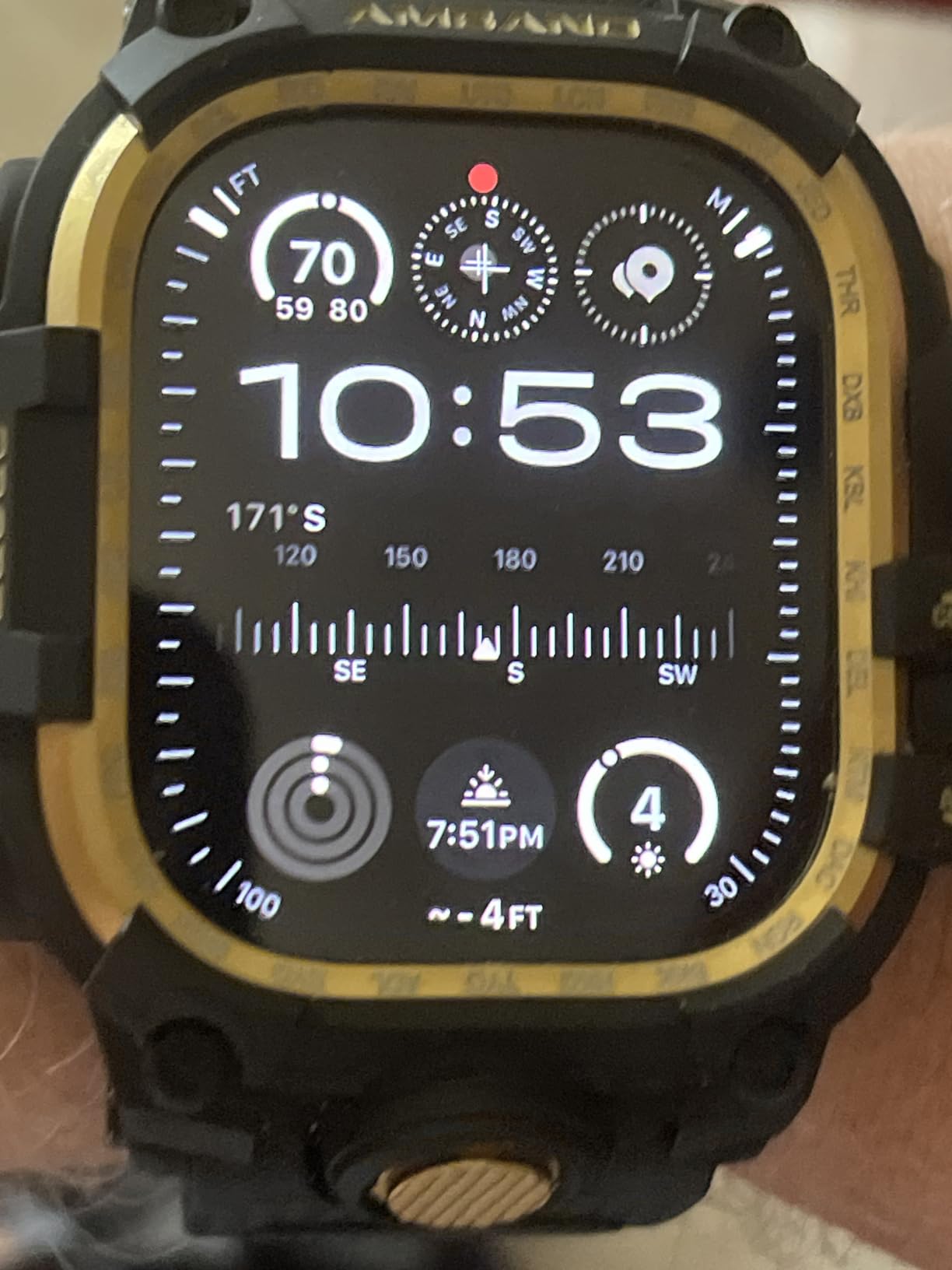 Apple Watch Ultra 3 [GPS + Cellular 49mm] Running & Multisport Smartwatch with Rugged Titanium Case with Black Ocean Band customer photo 2