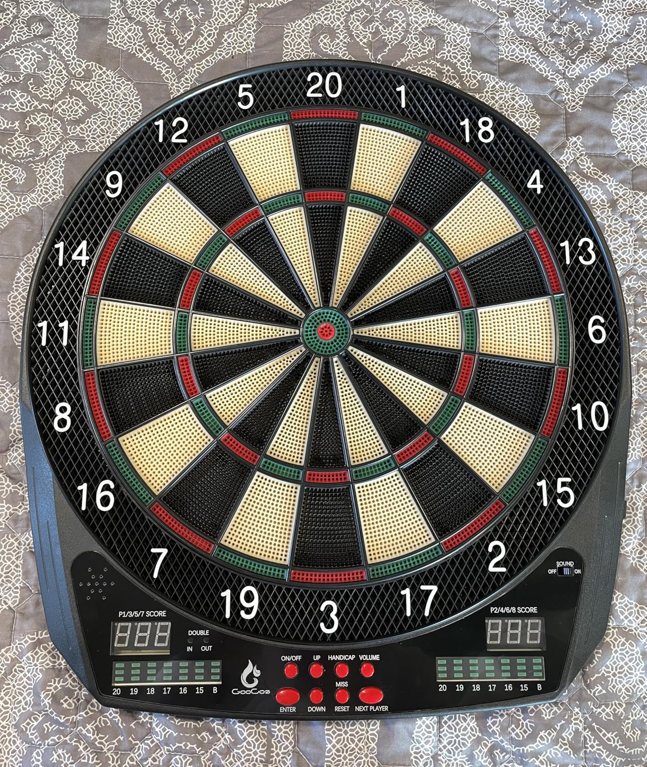 Electronic Dart Board, 35 Games and 580 Variants Electric Soft Tip Dartboard Set, Digital Dartboards for Adults with 6 Darts, 100 Soft Tips customer photo 1
