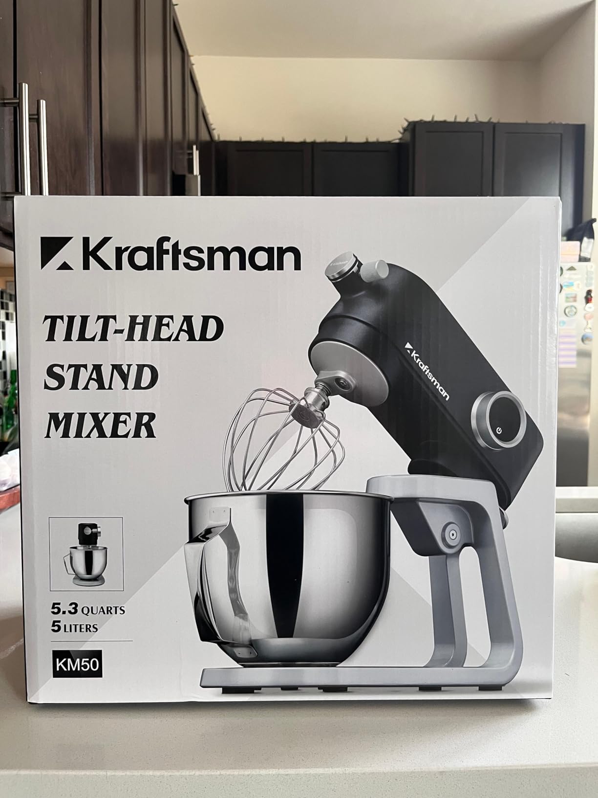 Stand Mixer Heavy Duty - All Metal Kitchen Standing Mixer 5.3 Quart with 4 Stainless Steel Attachments, DC Motor & Multifunctional Power Hub, 8-Speed & Timer, Lower Noise (Red) customer photo 2